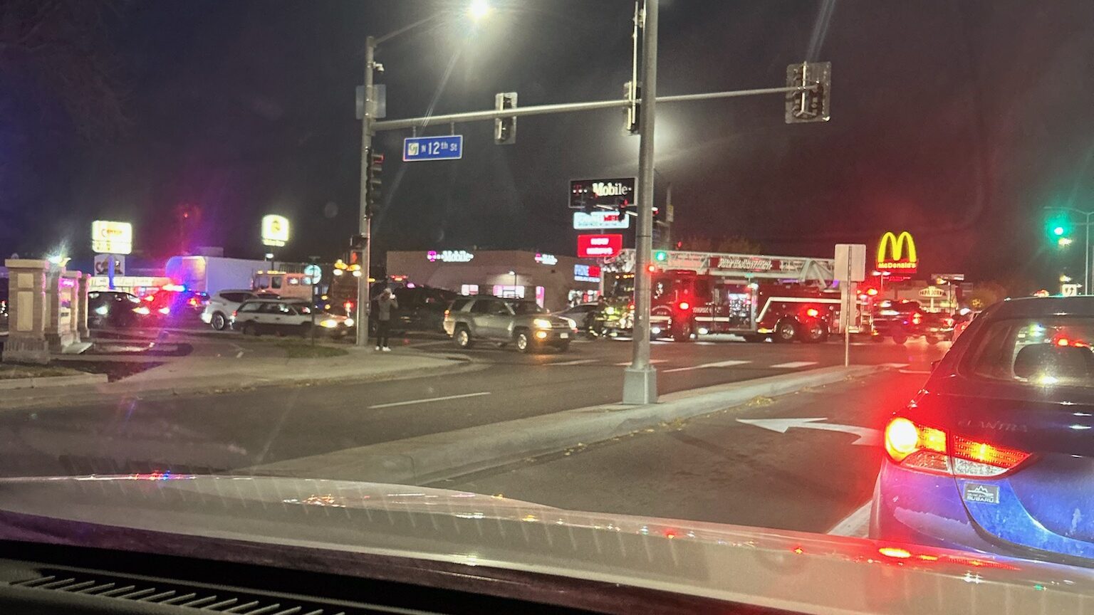 3 Vehicle Accident at N 12th & North Ave