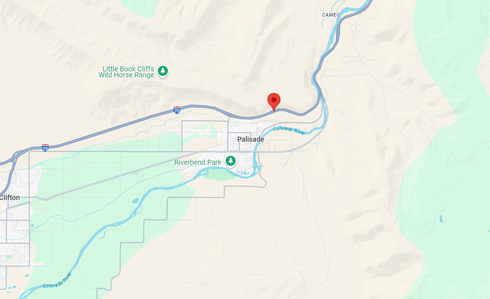 Vehicle Rollover Accident, Westbound I-70 at Palisade Exit