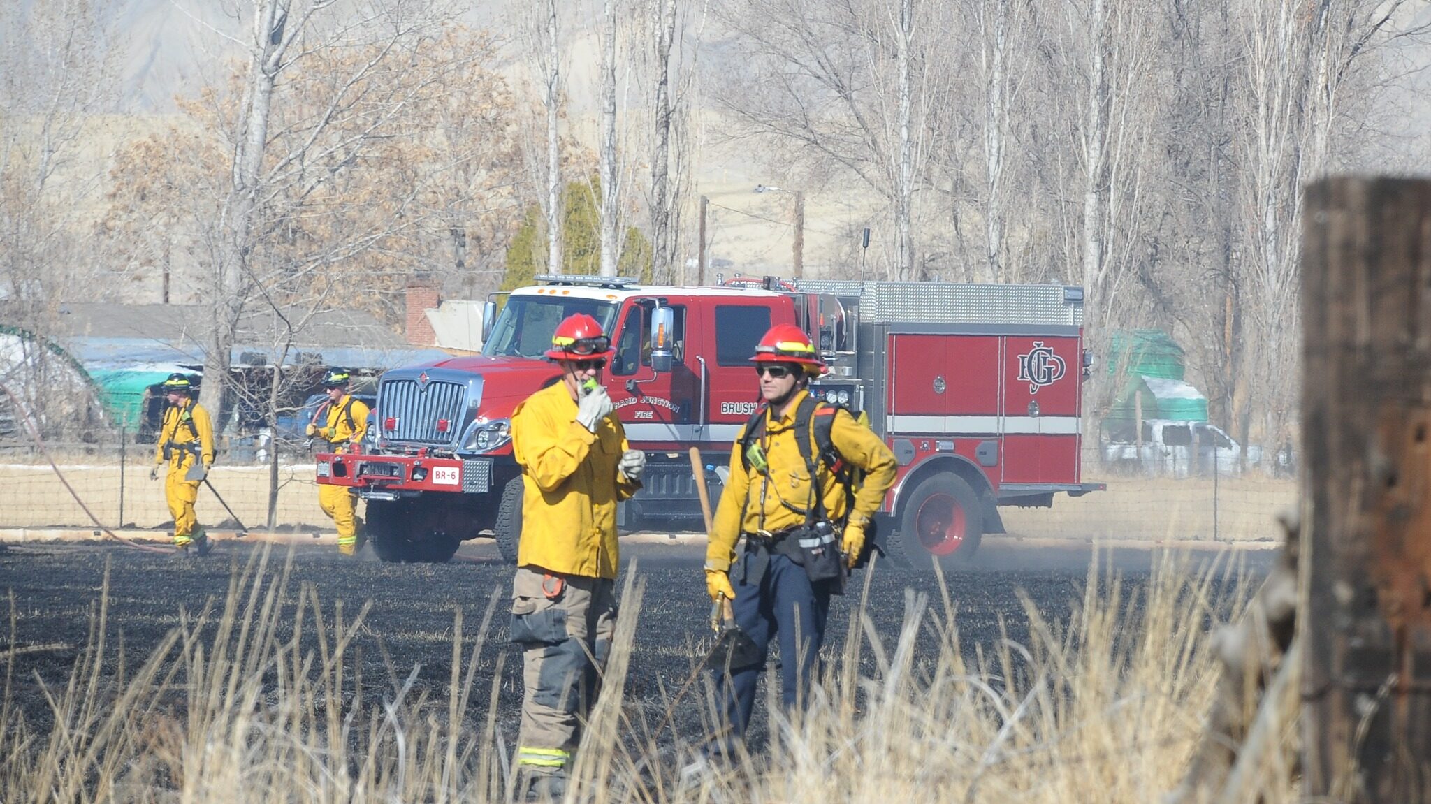 Brush Fire, Area of F 1/2 Rd & 30 Rd