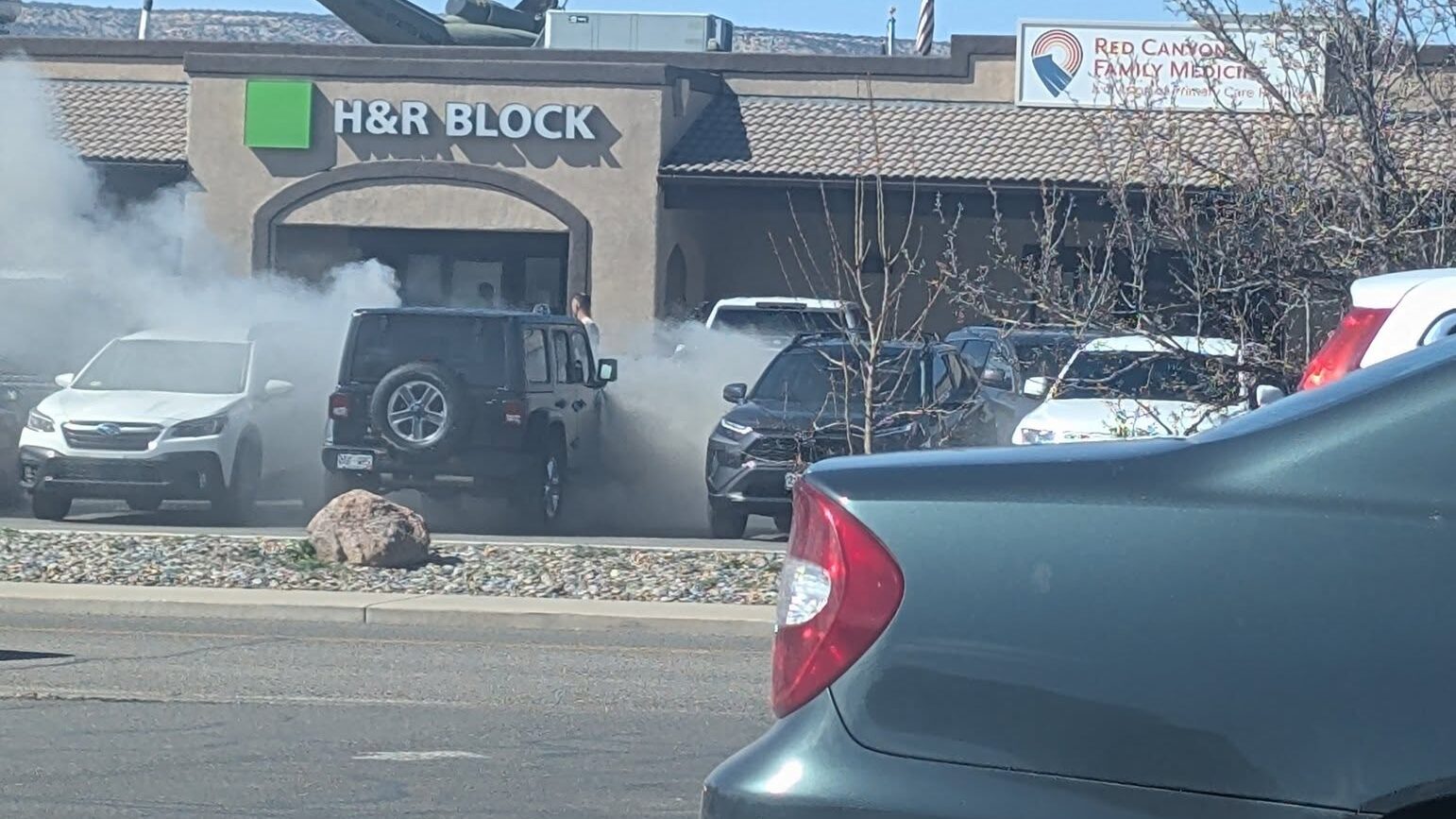 Vehicle Fire, I-70 Frontage & Kokopelli Dr Fruita