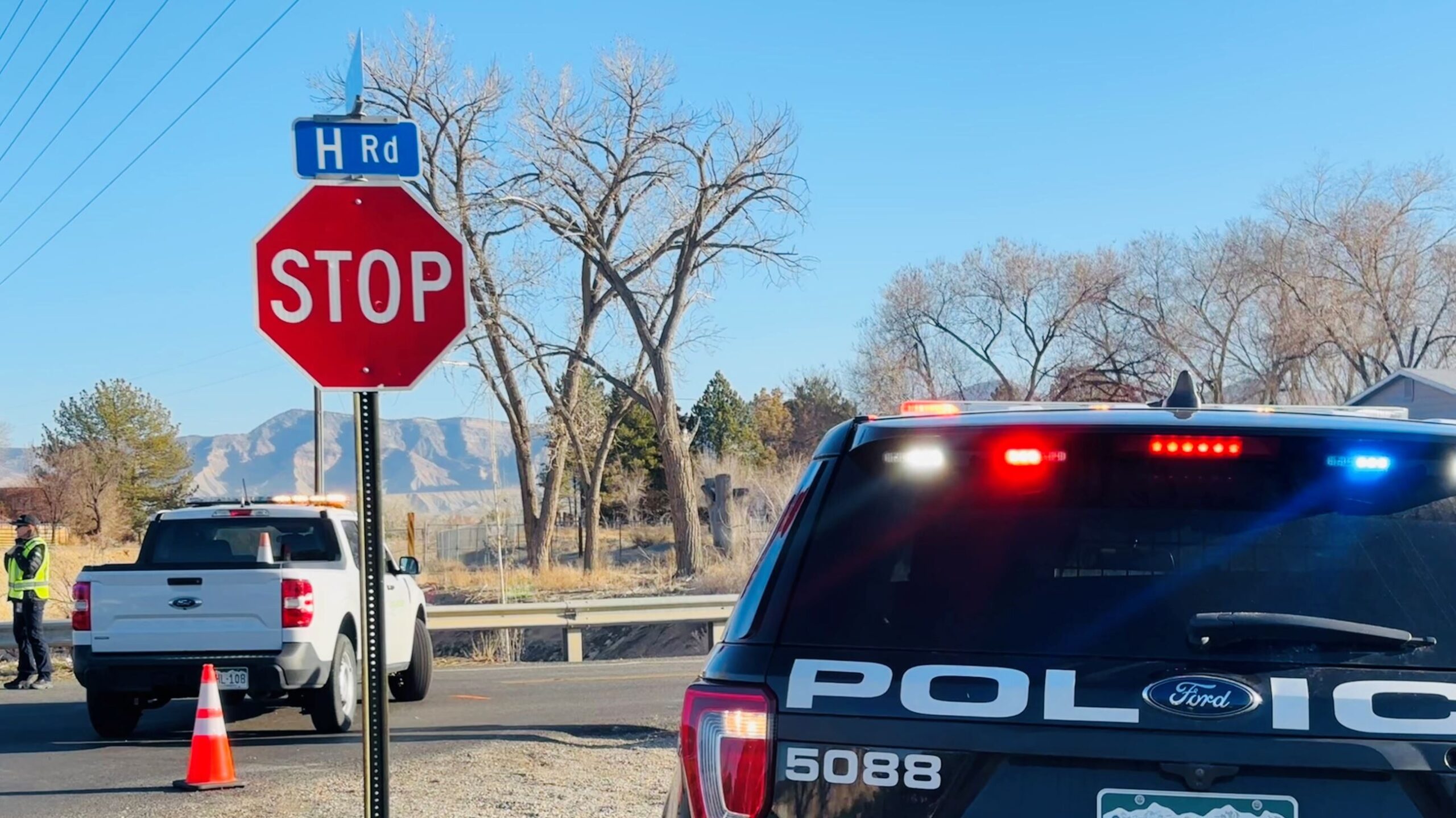 Morning Vehicle vs Pedestrian Accident Near H Rd & 27 Rd