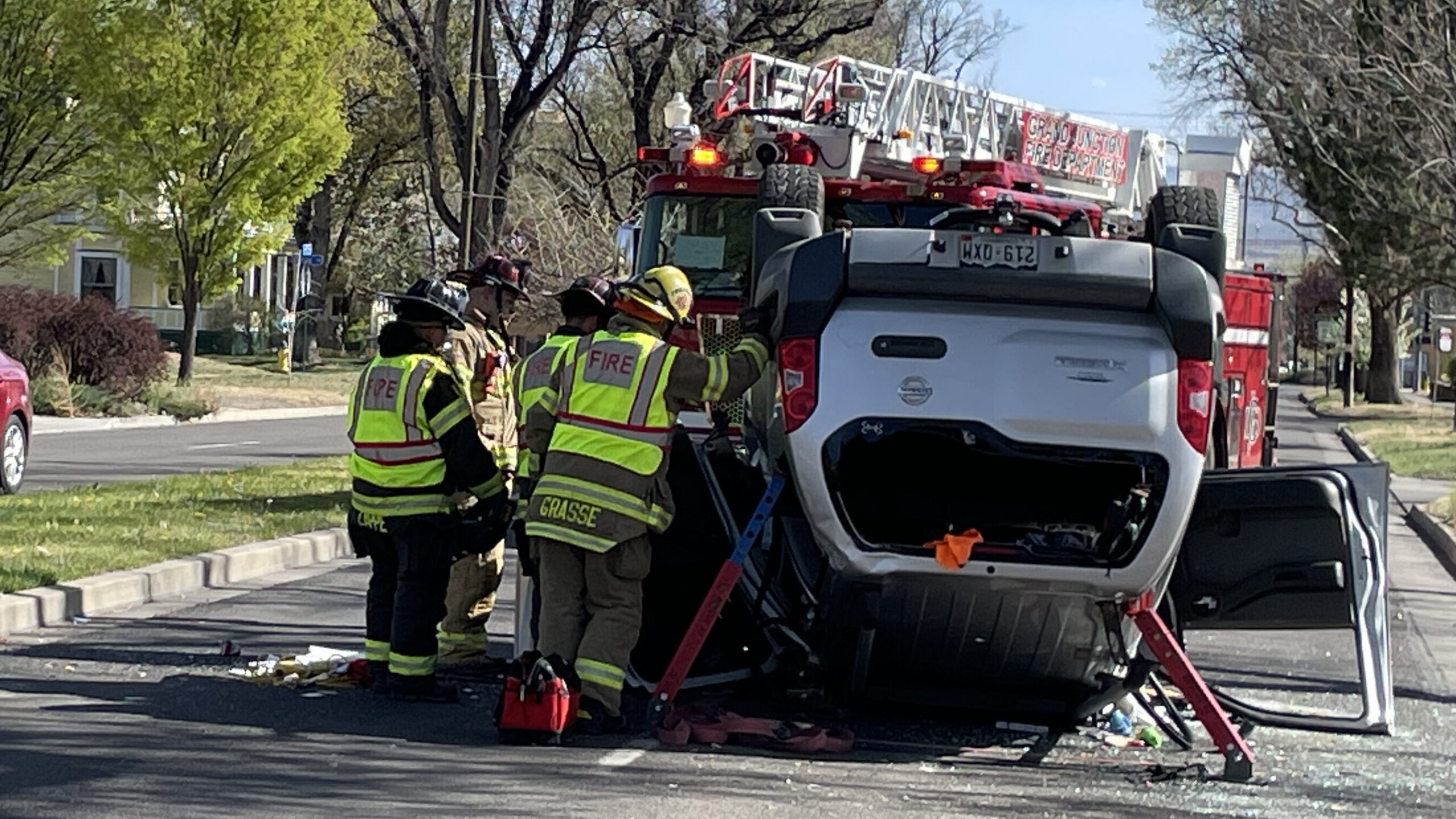 Vehicle Rollover Accident, Chipeta Ave & N 7th St