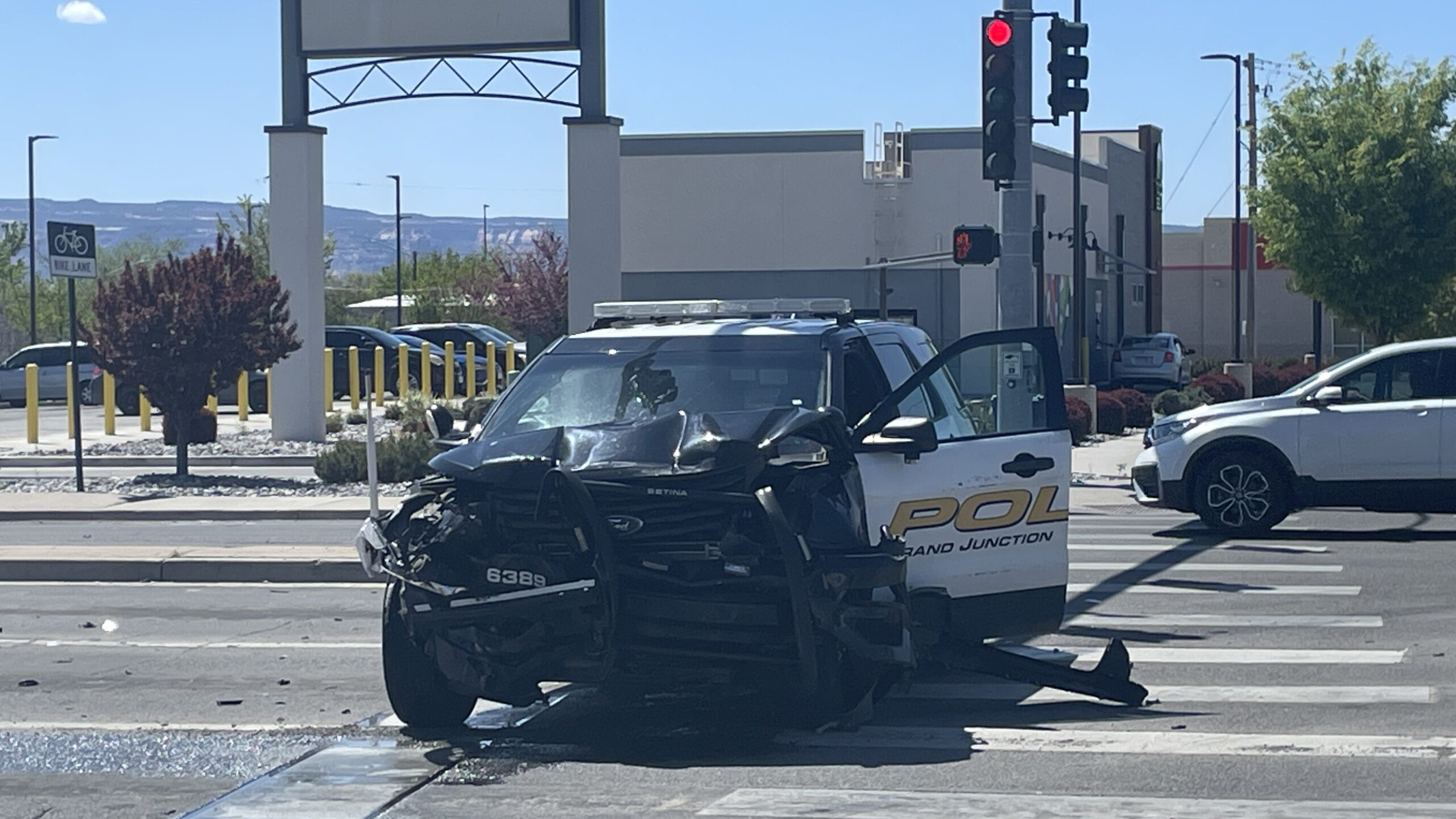 Police Vehicle Accident, North Ave & 29 Rd