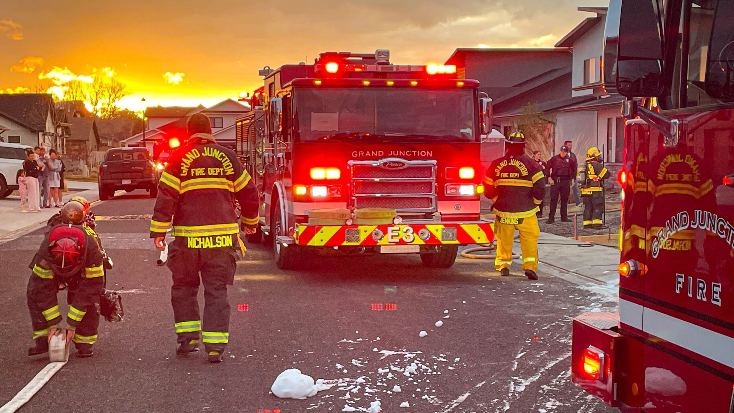 Garage Fire at Unoccupied New House