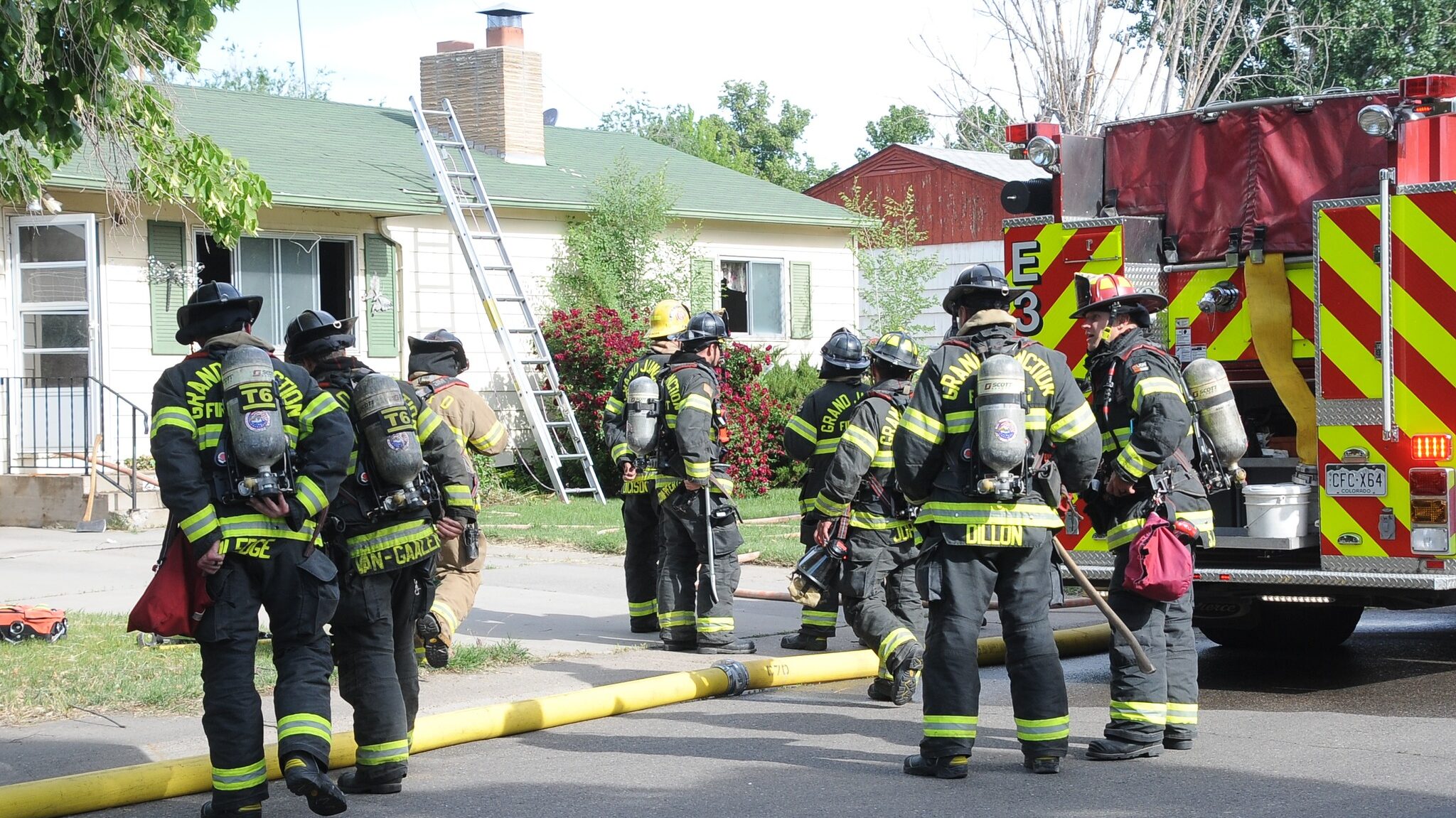 House Fire, Walnut Ave & N 21st St