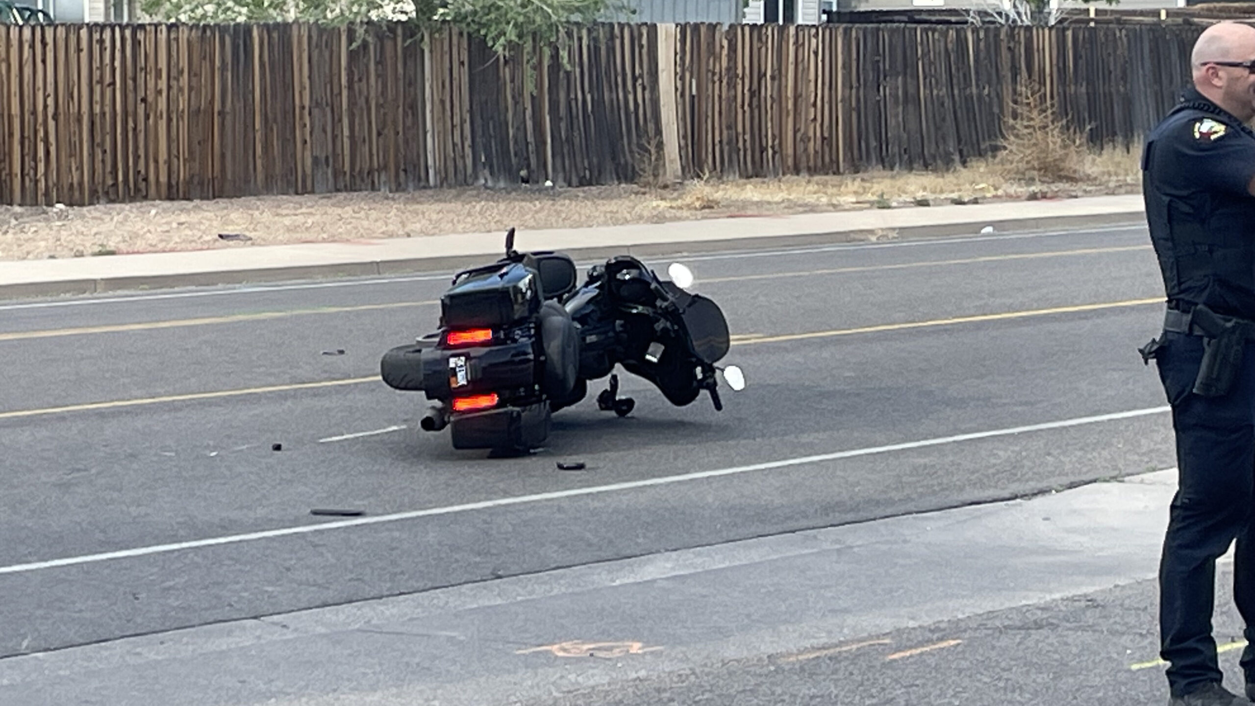 Vehicle vs Motorcycle, Unaweep Ave & David St Orchard Mesa