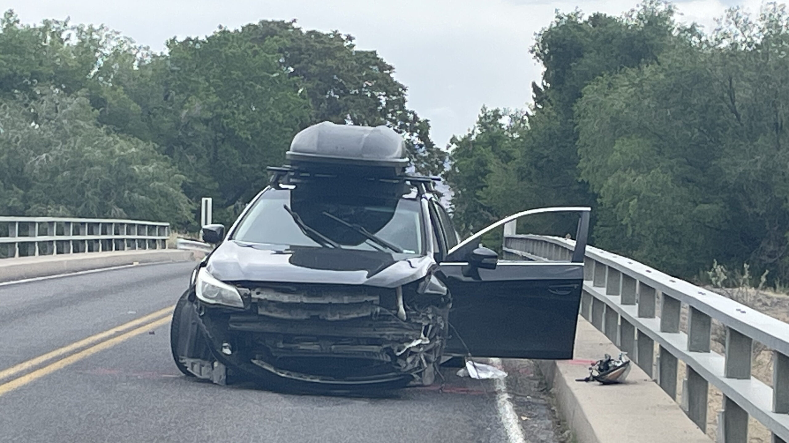 Single Vehicle Accident, I-70 Overpass on 26 1/2 Rd
