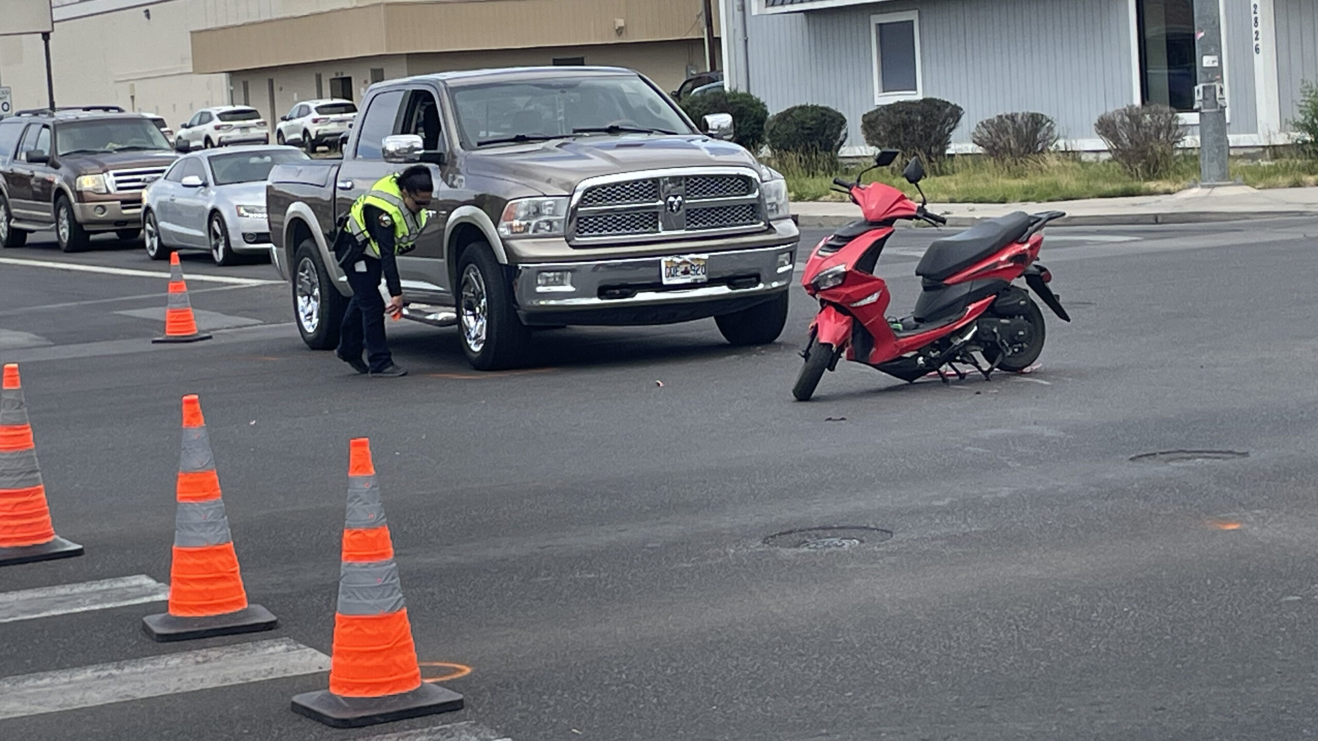 Vehicle vs Scooter, North Ave & 28 1/4 Rd