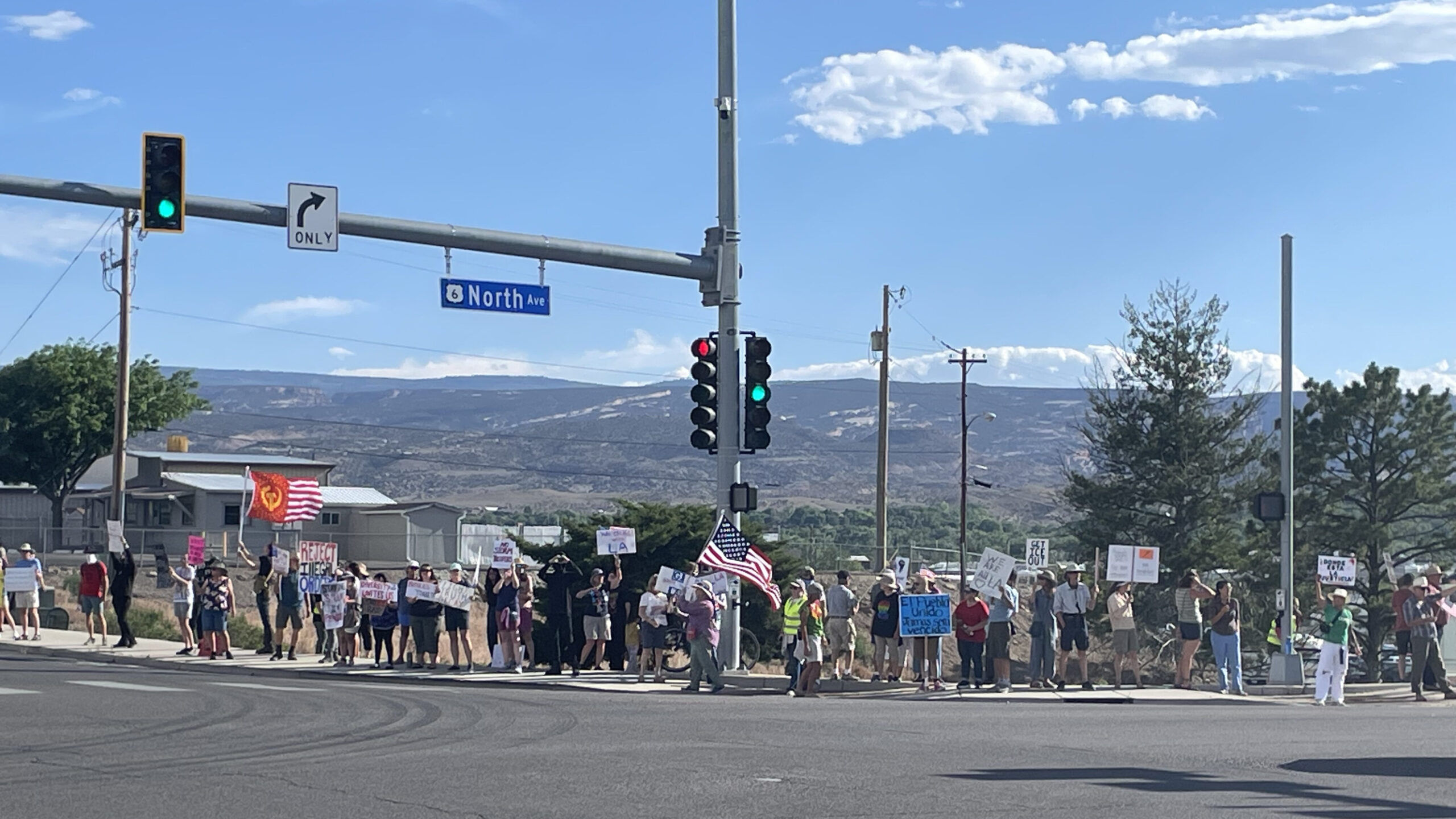 Demonstration / Protest, North Ave & N 1st St