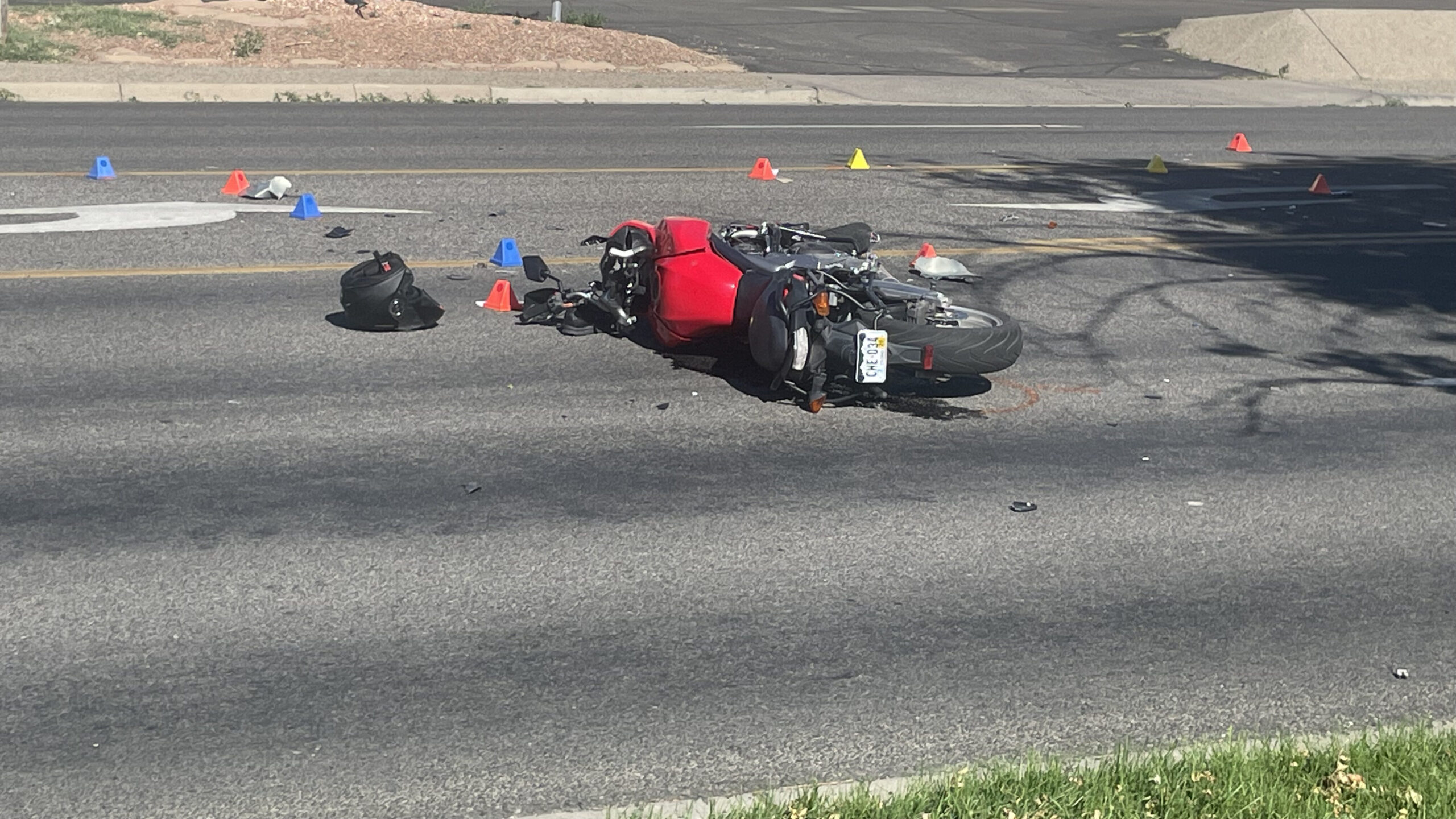 Vehicle vs Motorcycle, Bunting Ave & N 7th St