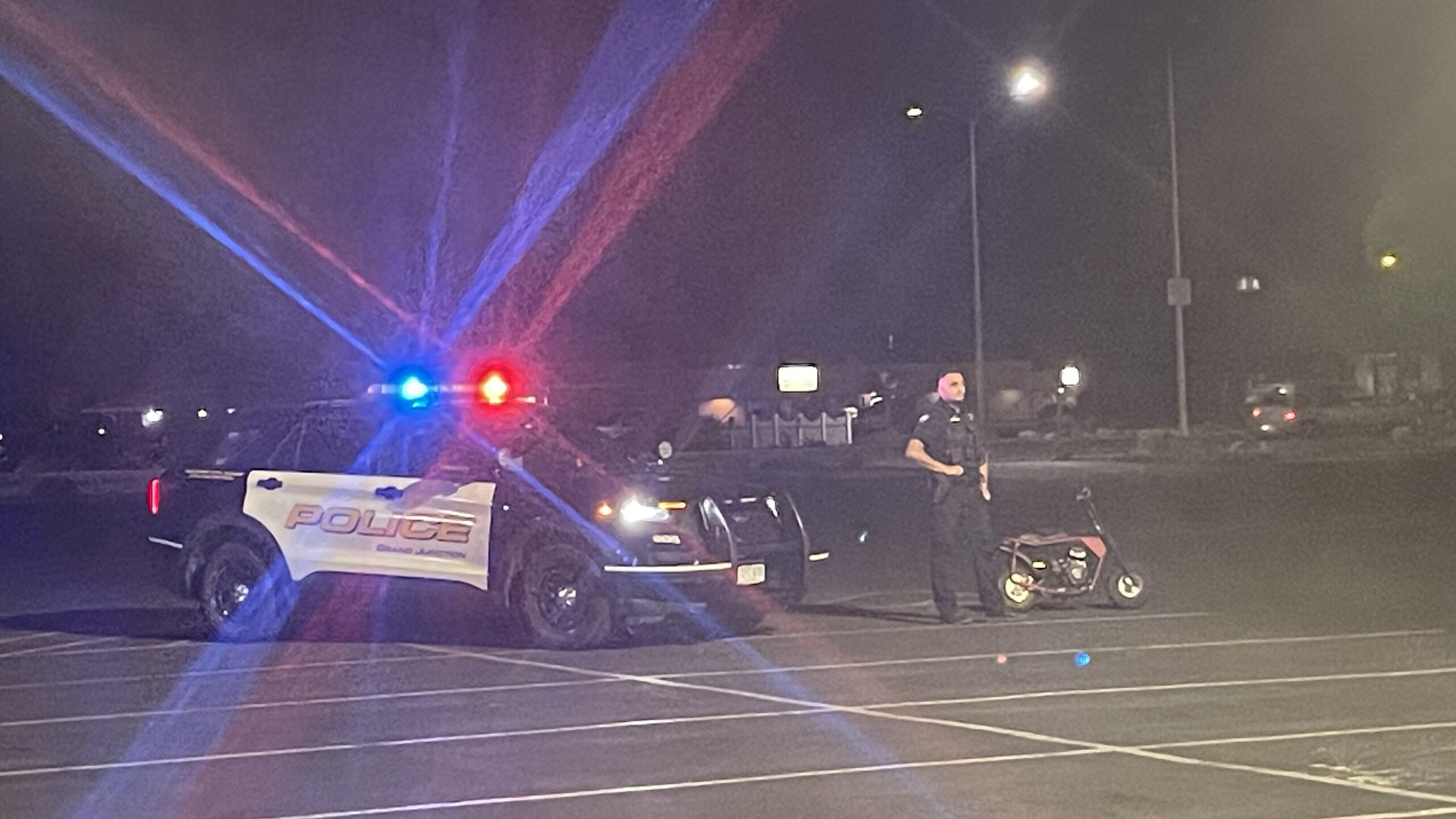 Vehicle vs Moped, Car Meet, North Ave & 28 Rd