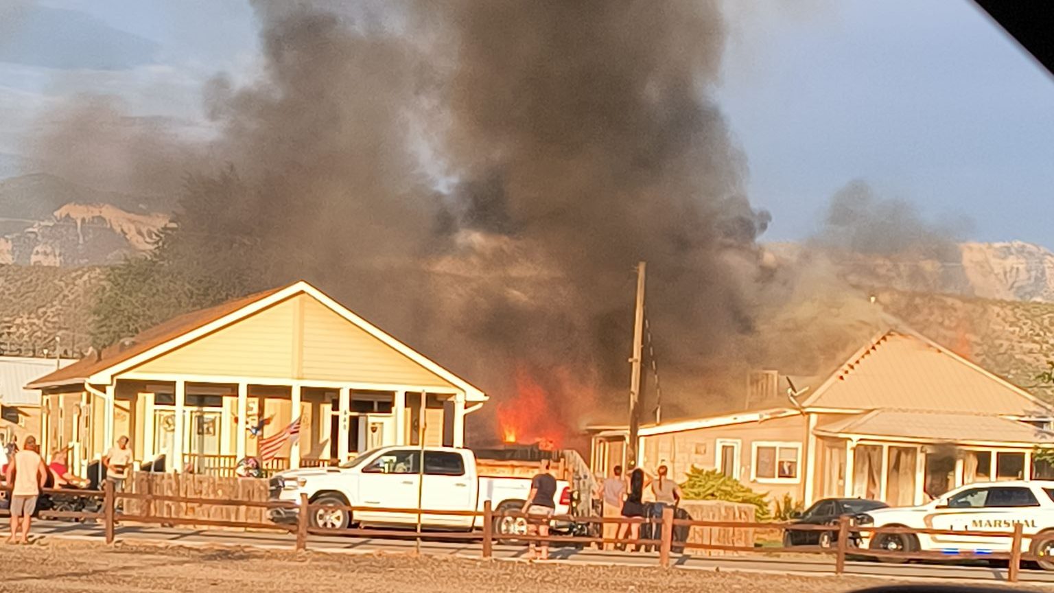House Fire, E 4th St & Stewart St DeBeque