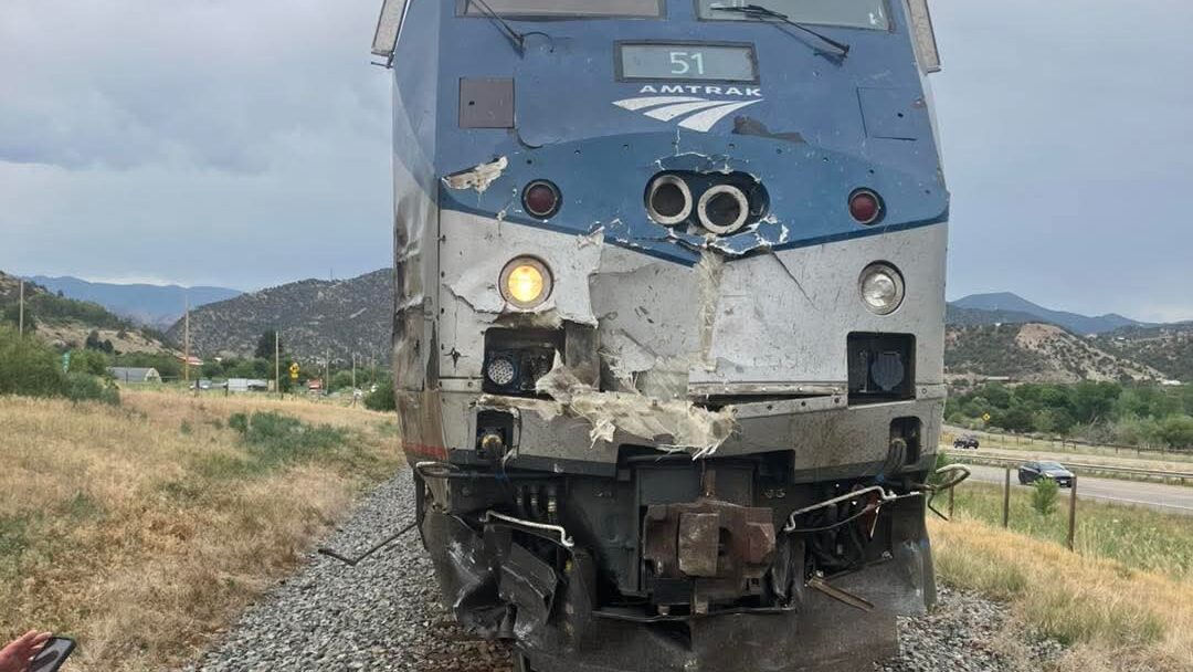 Westbound Amtrak Hits Vehicle in Silt