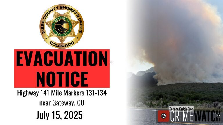 Evacuation Orders Issued for Miles 131-134 on Hwy 141