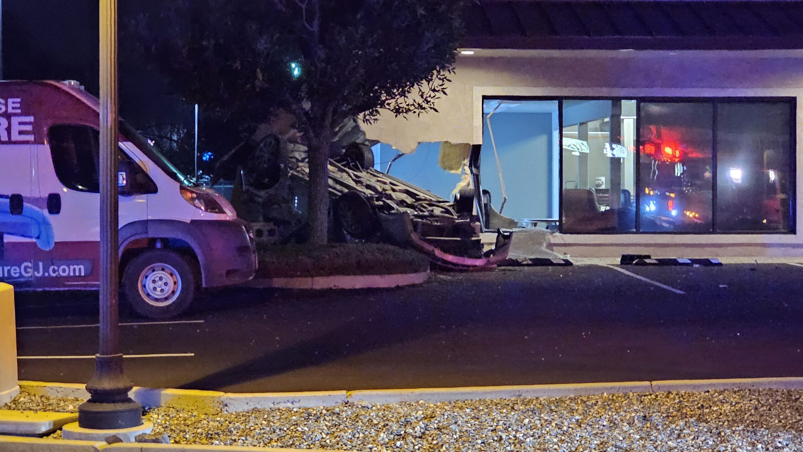 Vehicle vs Building, Holman Furniture, Hwy 6&50 & 25 Rd