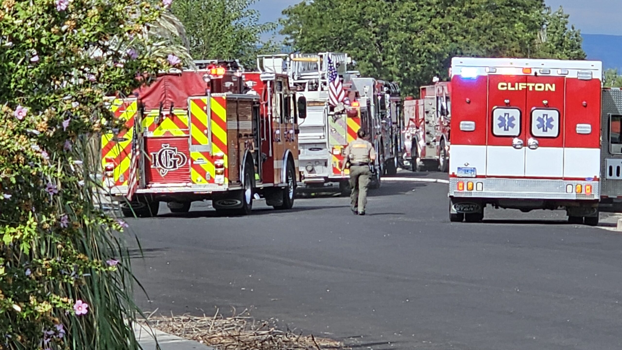 House Fire, Area of San Felipe Ave & 33 Rd Clifton