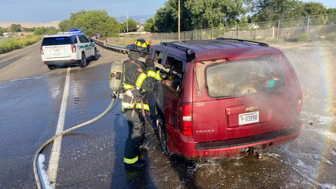 Vehicle Fire, Near Mile 29 Eastbound on I-70