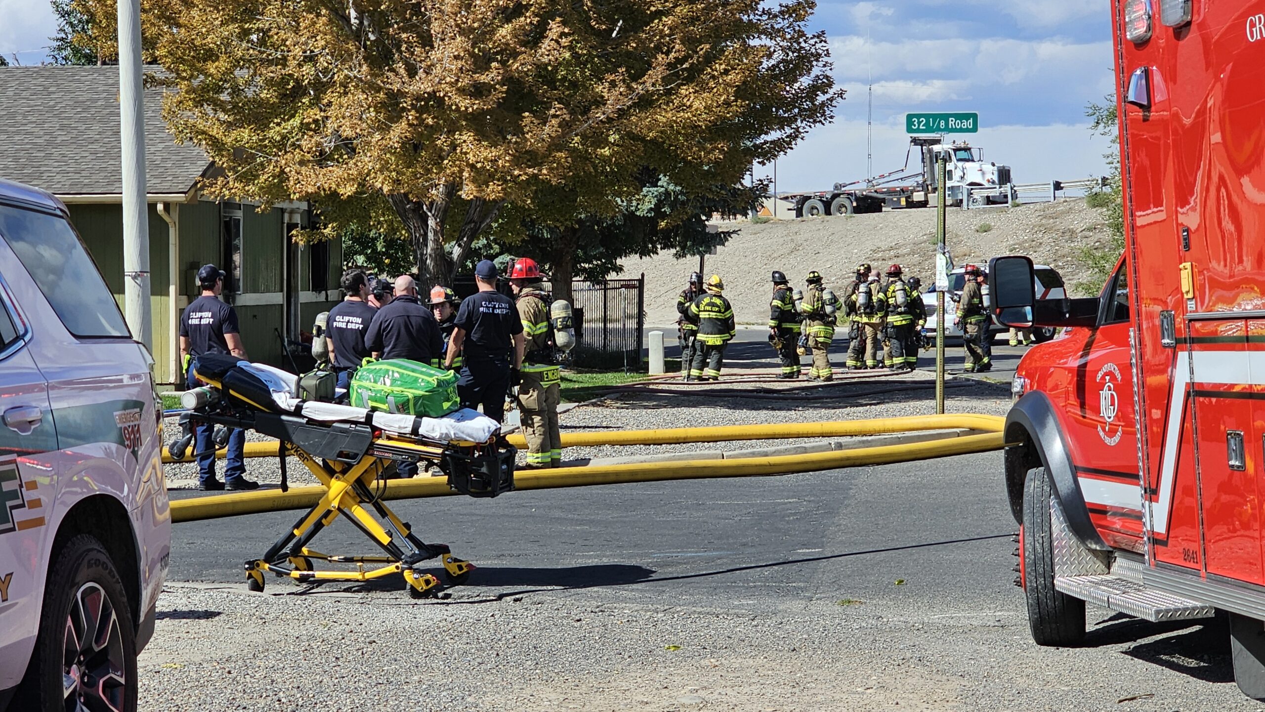 Apartment Complex Fire, E 1/2 Rd & 32 1/8 Rd Clifton