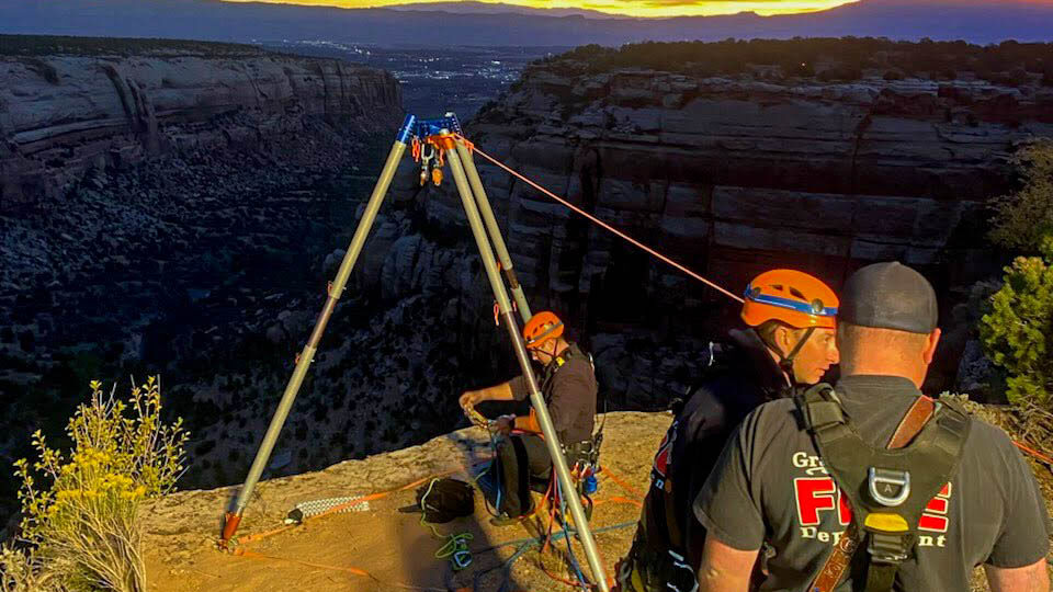 Vehicle Crashes Off Colorado Monument, Driver Rescued