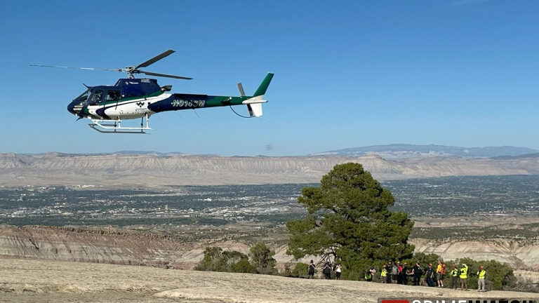 Injured Mountain Biker Airlifted from Ribbon Trail