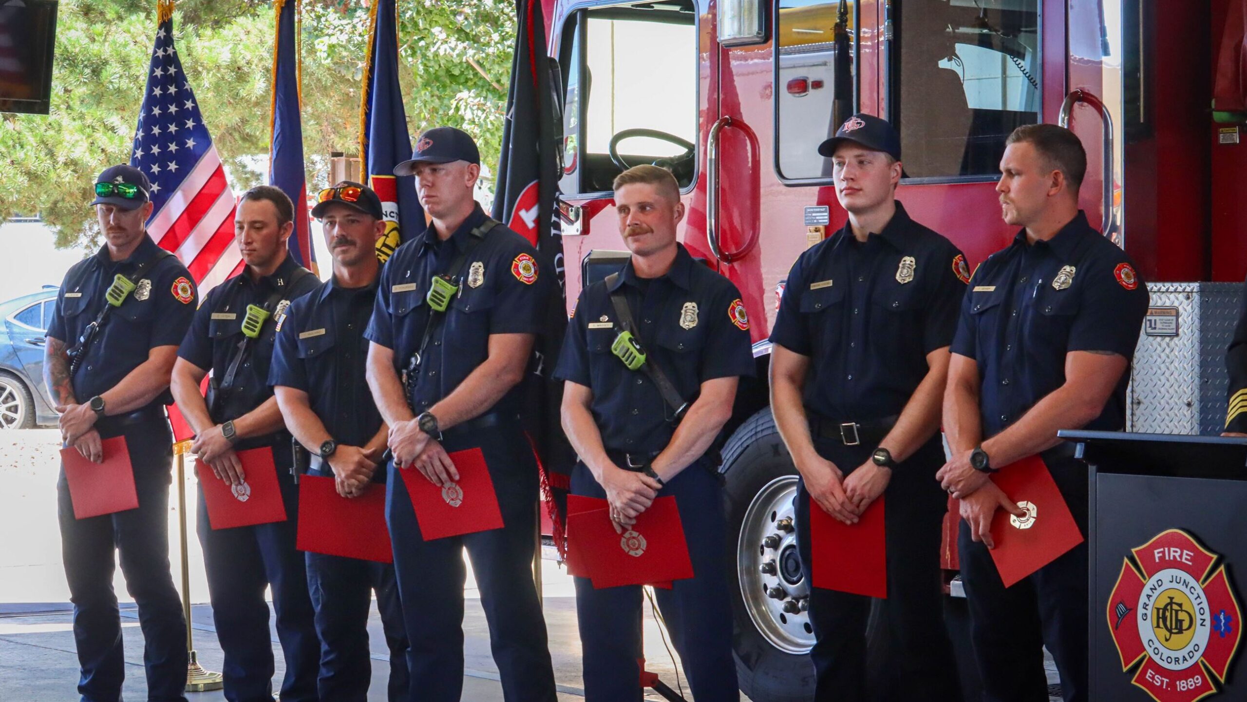 Grand Junction Fire Department Honors Promotions and Bravery