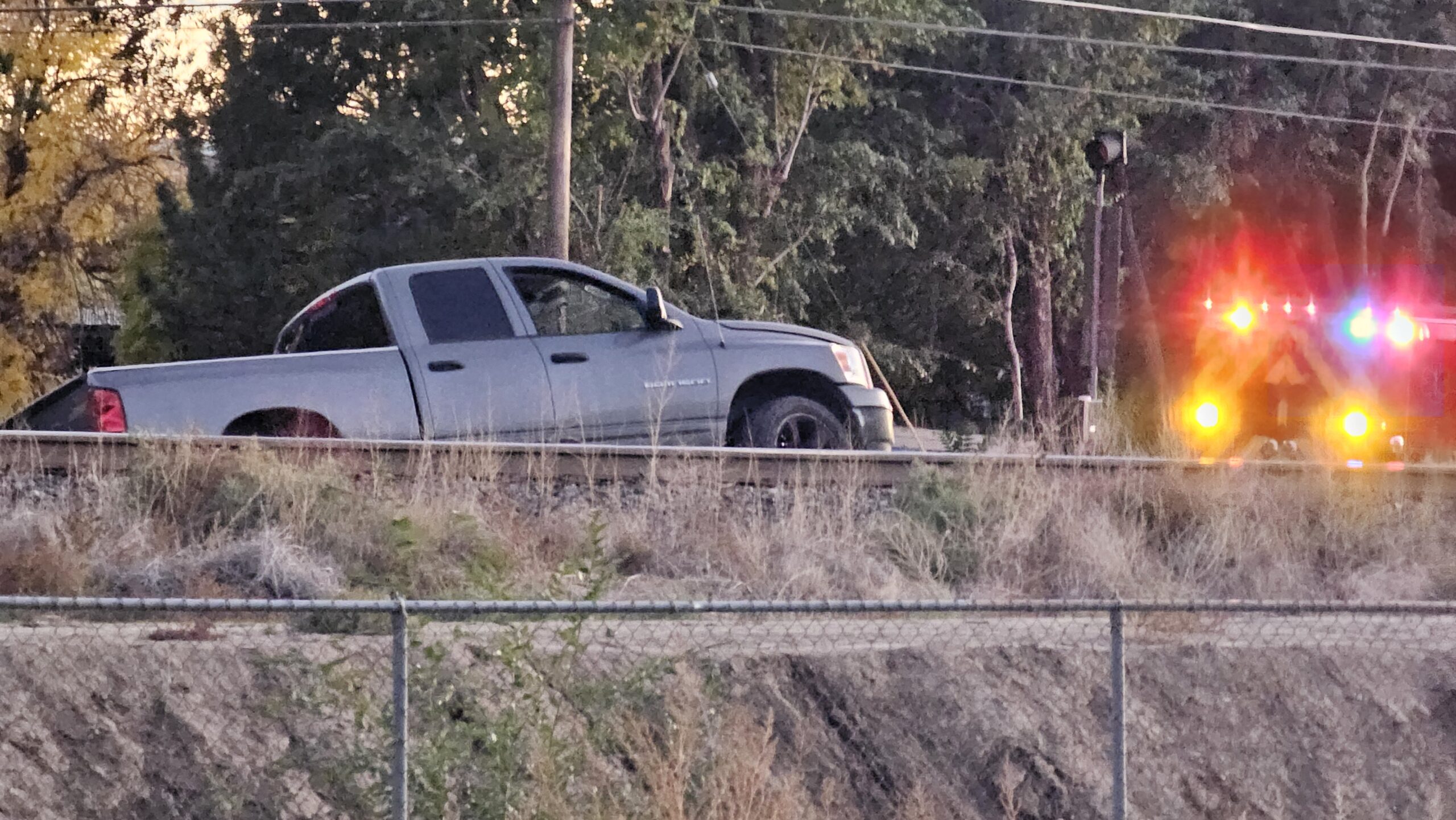 Train Narrowly Avoids Vehicle Accident in Palisade