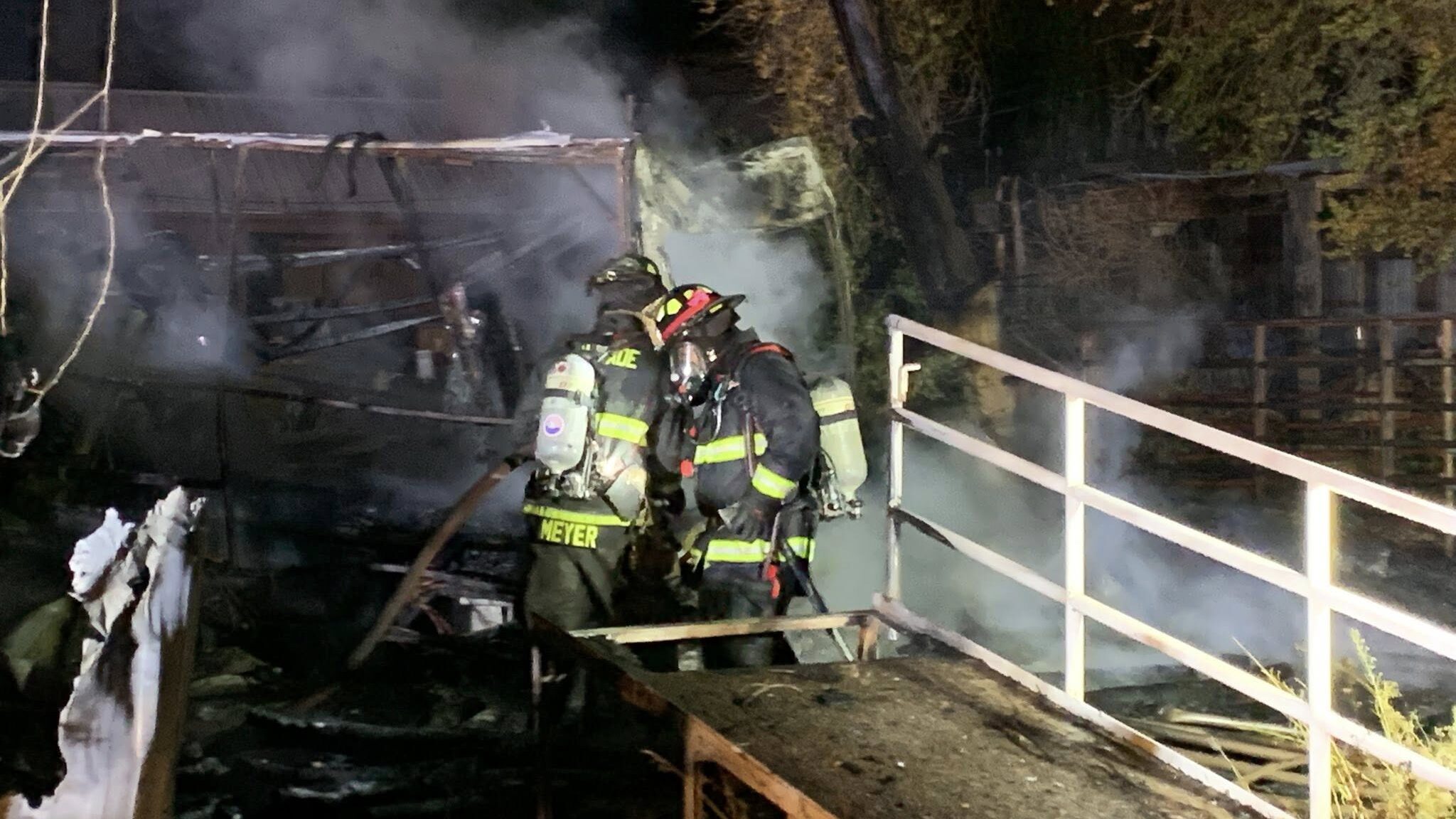 Structure Fire, E 1/2 Rd & 36 3/4 Rd Palisade