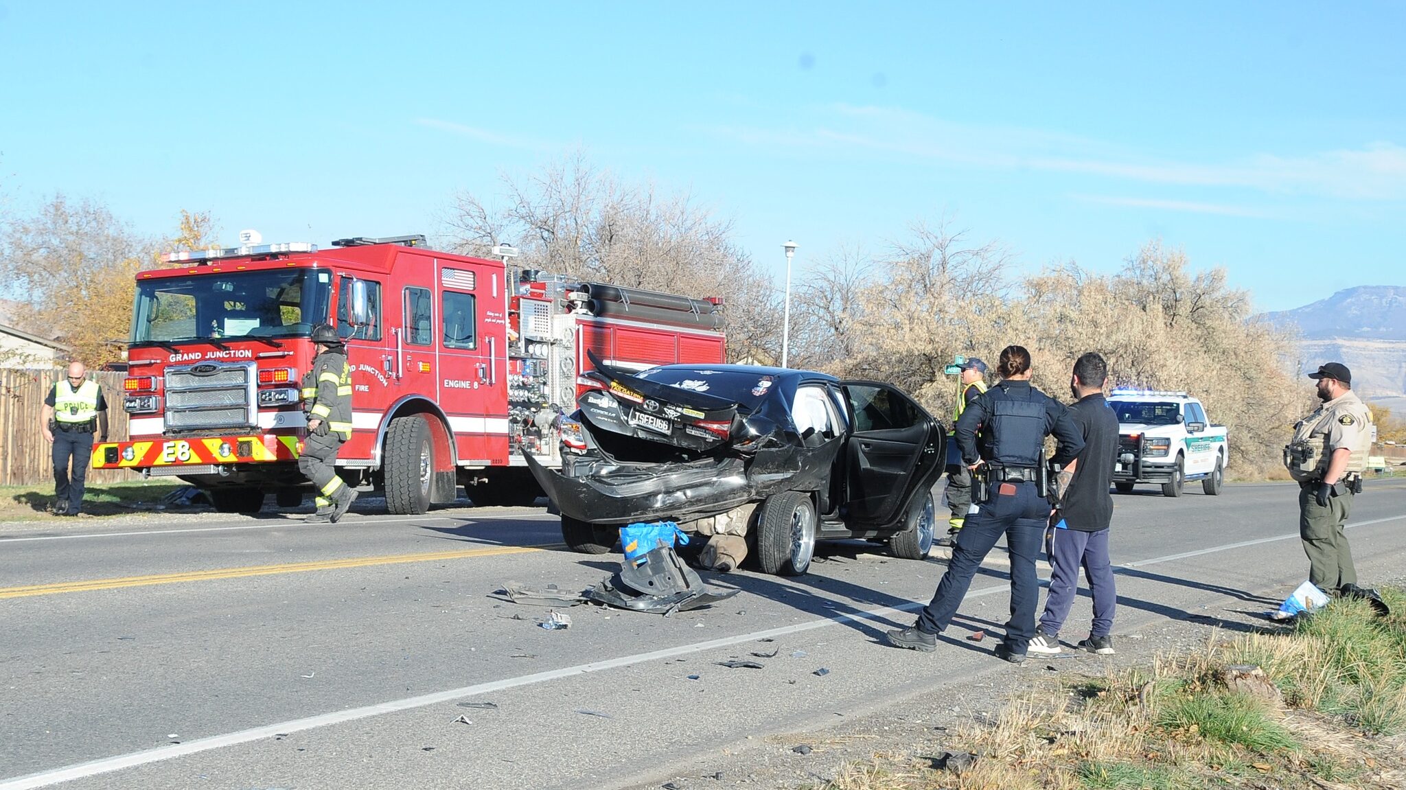 Multi-vehicle Accident, D Rd & Alamo St
