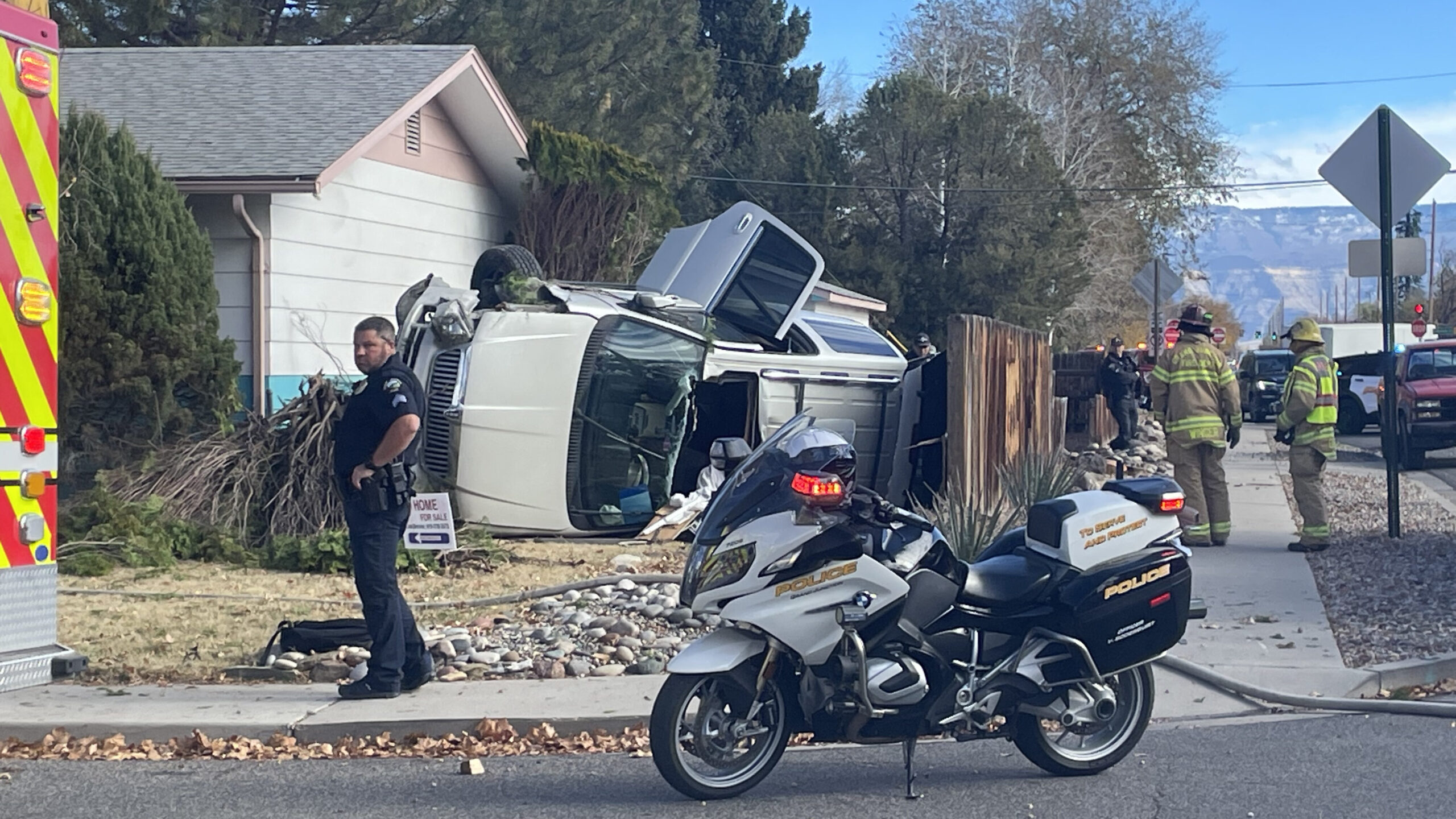 Vehicle Rollover Accident, Orchard Ave & N 26th St