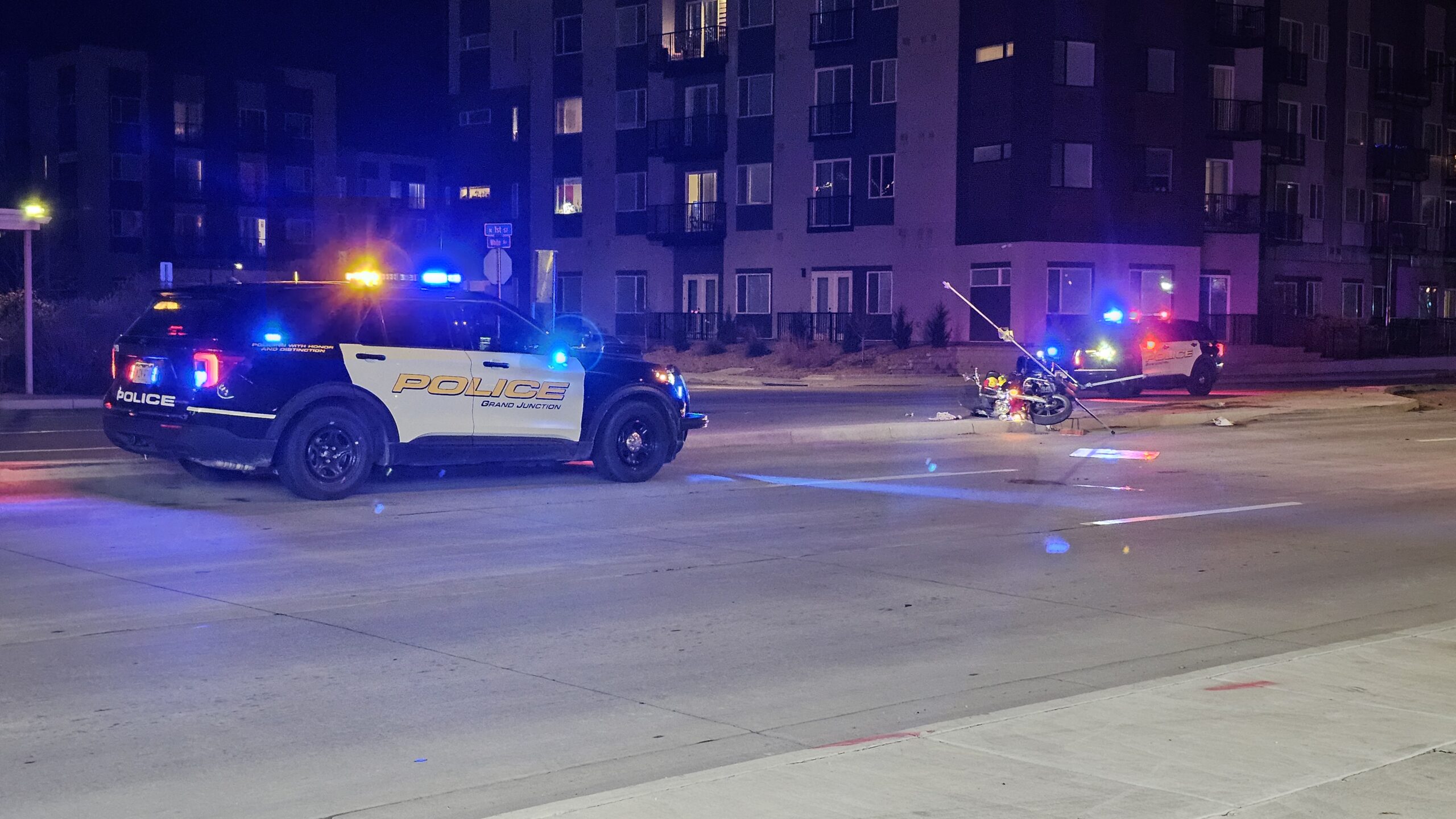 Motorcycle Crash, Grand Ave & N 1st St