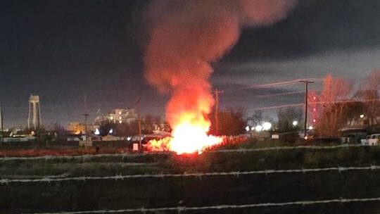 Brush Fire, I-70B & 28 1/4 Rd