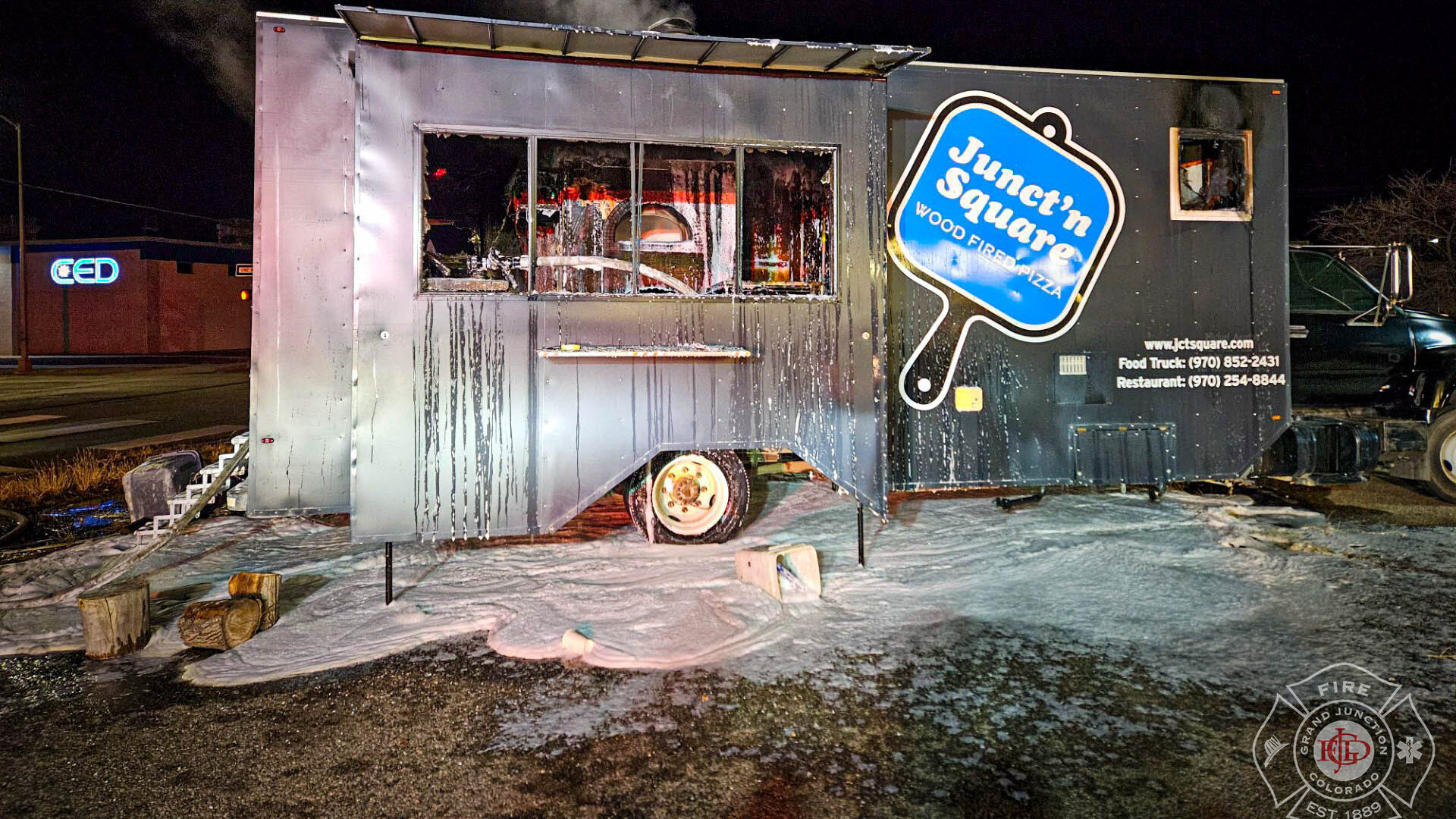 Food Truck Fire Quickly Extinguished Early Friday Morning