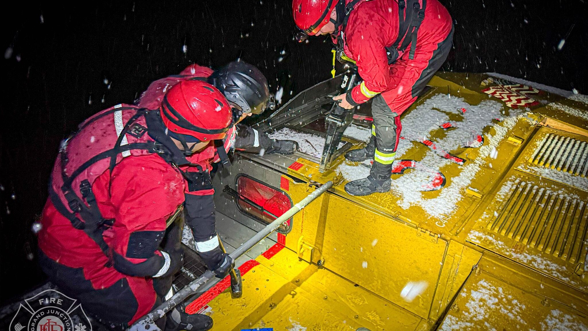 Train Derailment & River Rescue, Hwy 50 Mesa County