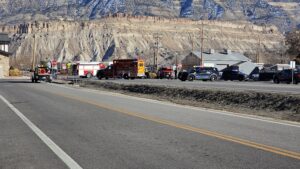 Vehicle vs Motorcycle, W 8th St & Iowa Ave Palisade