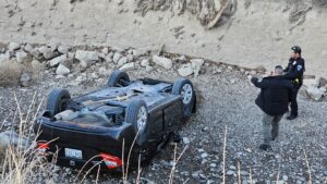 Vehicle Rollover, G 7/10 Rd & Elberta Ave Palisade