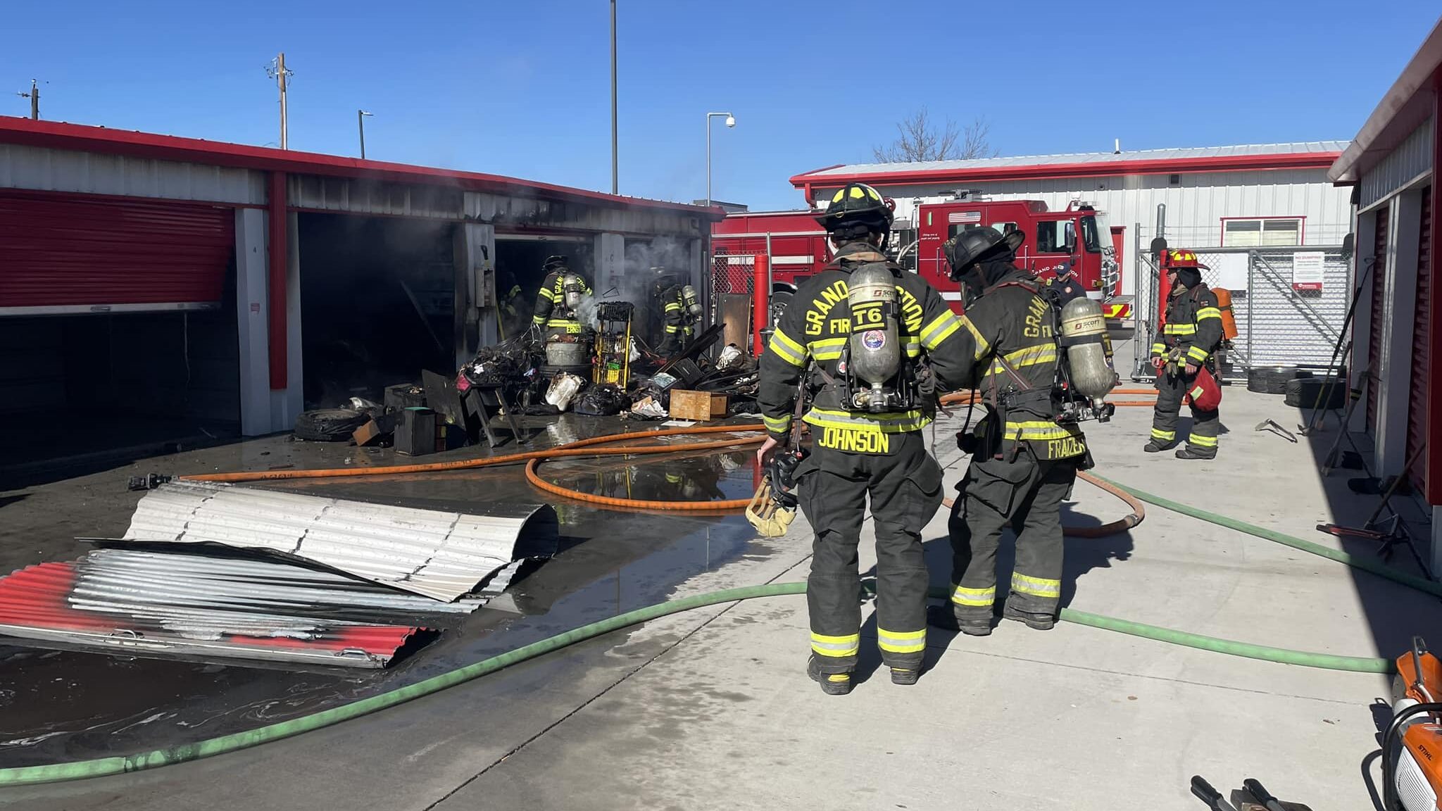 Structure Fire, Storage Units, Riverside Pkwy & 28 Rd