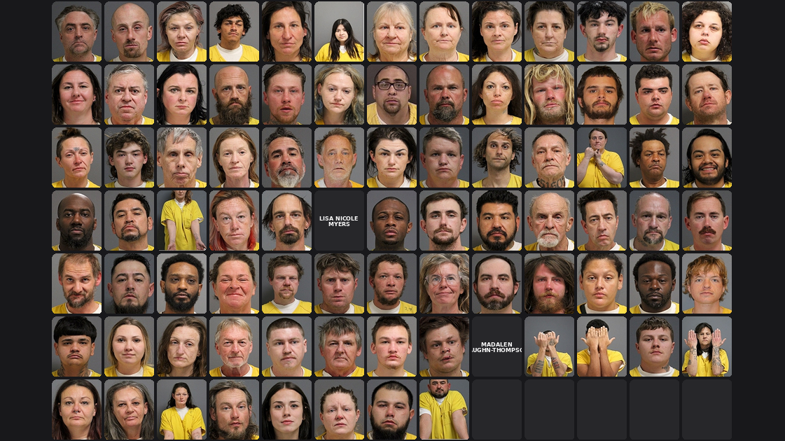 Weekly Jail Bookings for 1/11/26 to 1/17/26