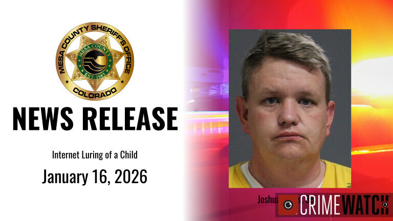 Grand Junction Man Arrested on Internet Luring Charge