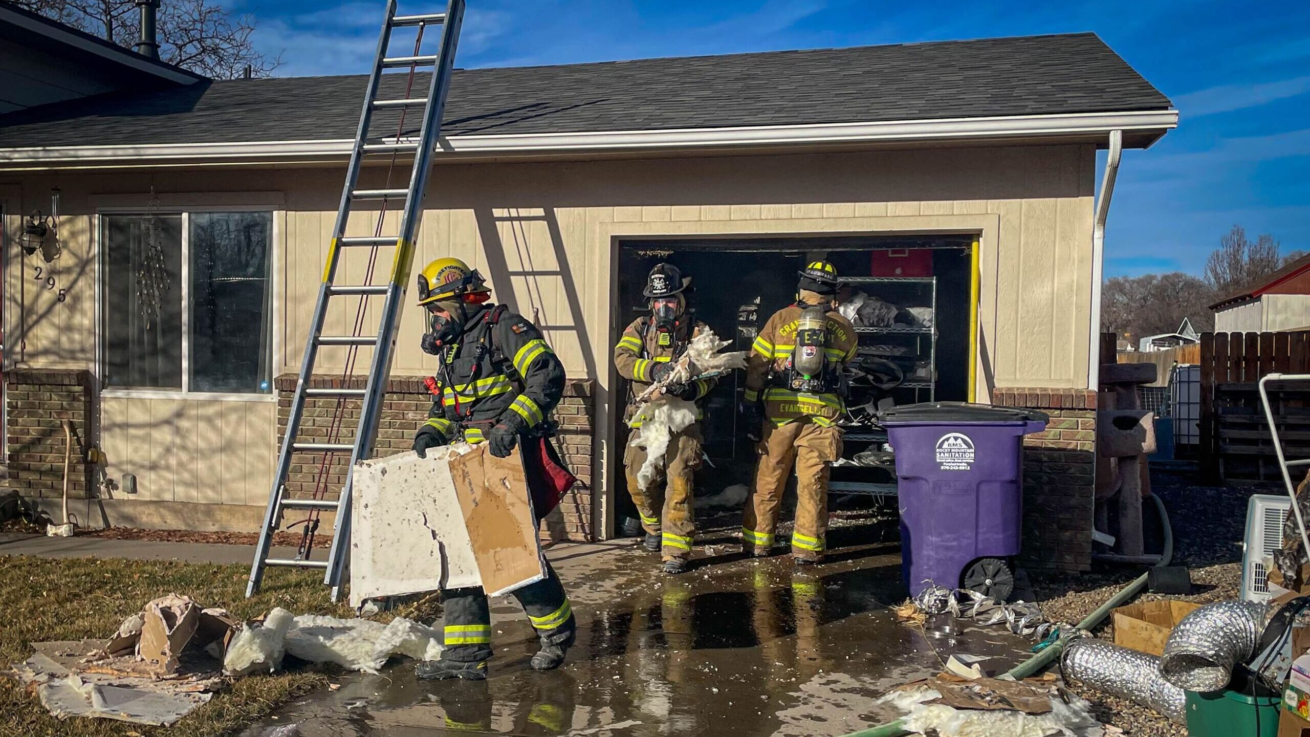 Attic Fire, Unaweep Ave & Huffer Ln