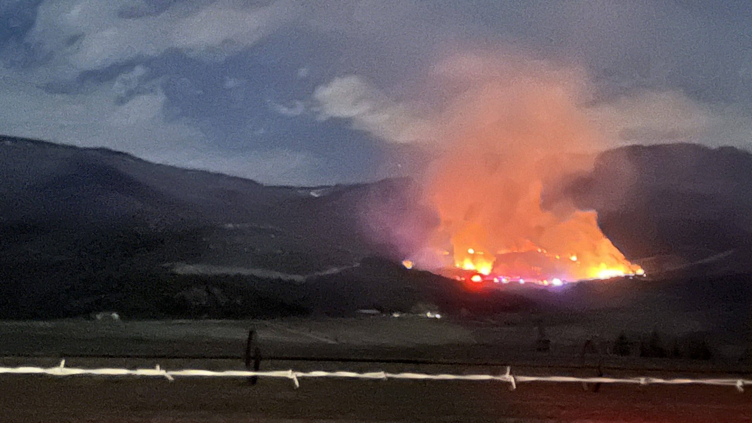 Crews Battle 100-Acre Brush Creek Fire