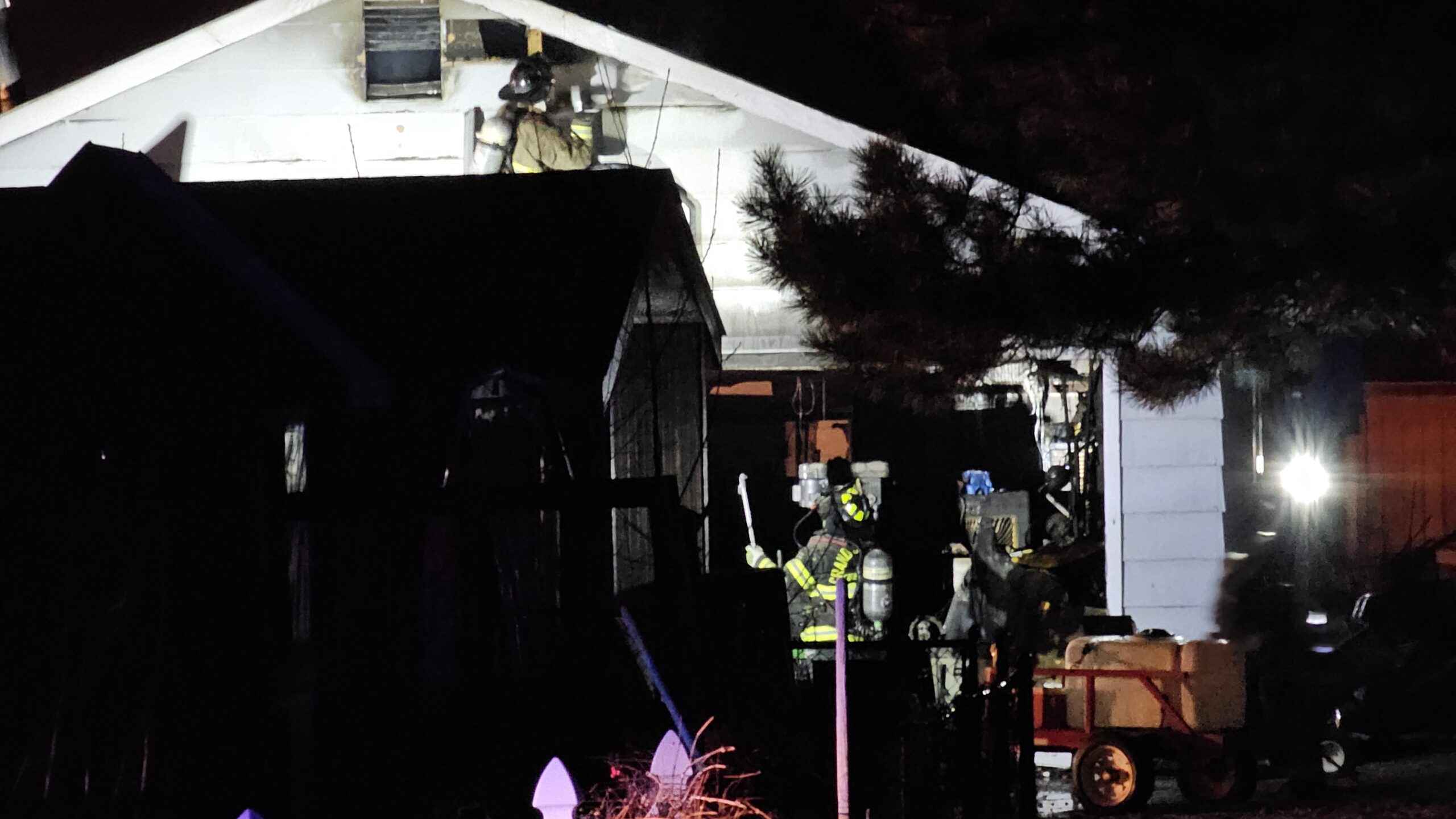 Structure Fire, Front St & 35 1/2 Rd