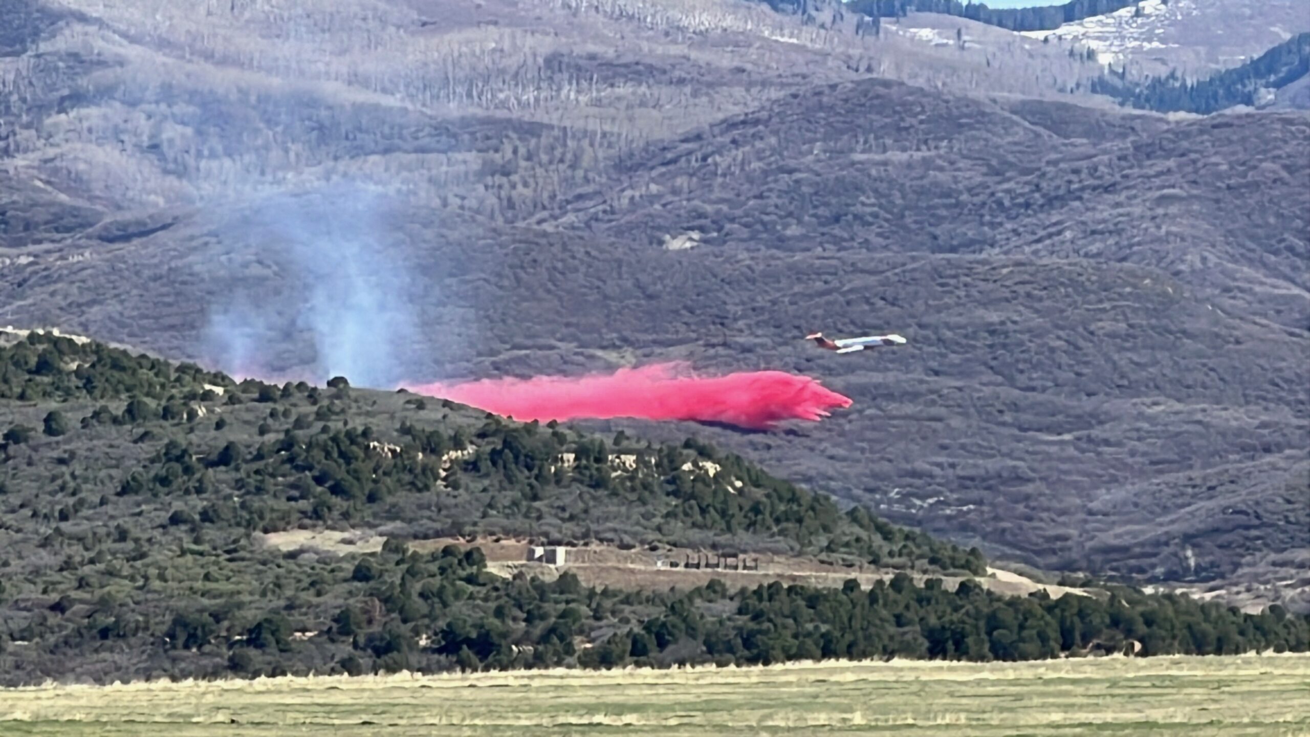 Crews Battle 100-Acre Brush Creek Fire