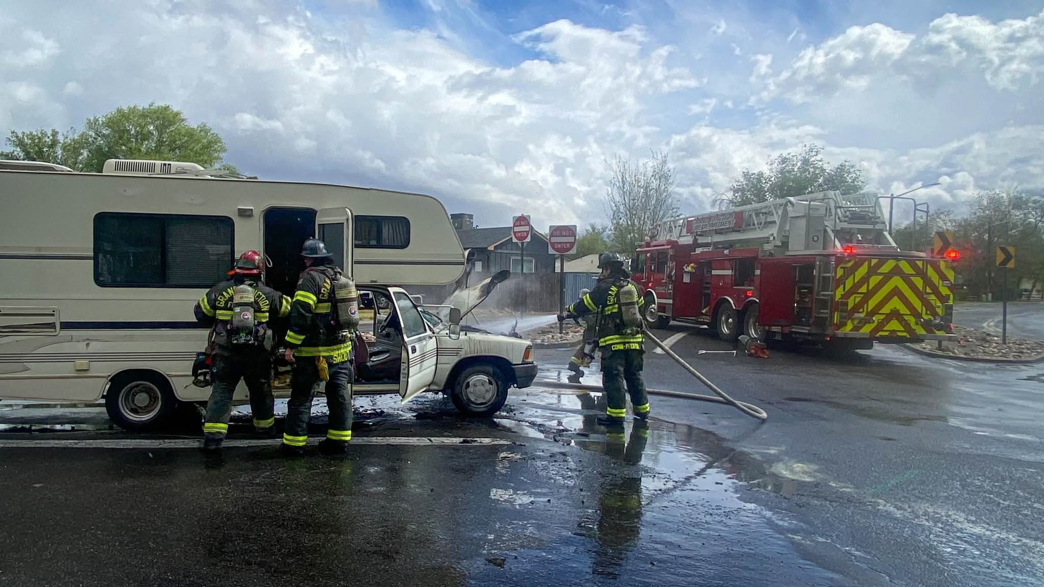 Vehicle Fire, Orchard Ave & 28 Rd