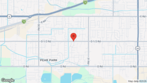 Vehicle vs Motorcycle, D 1/2 Rd & Lark Dr