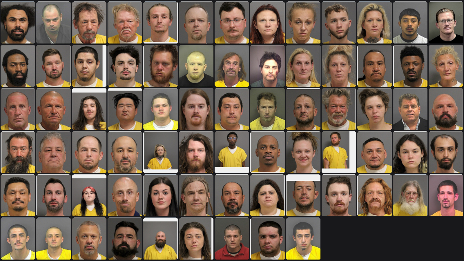 Weekly Jail Bookings for 4/12/26 to 4/18/26