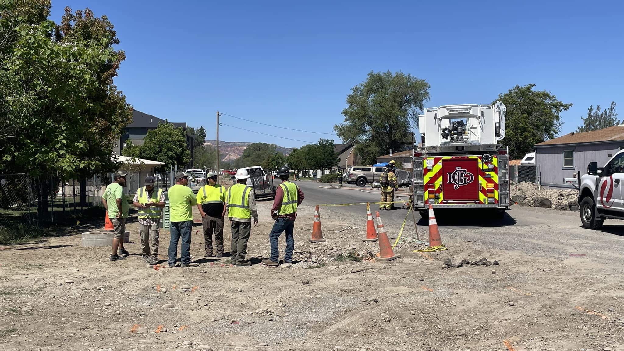 Gas Leak, Area of F 1/4 Rd & 25 Rd