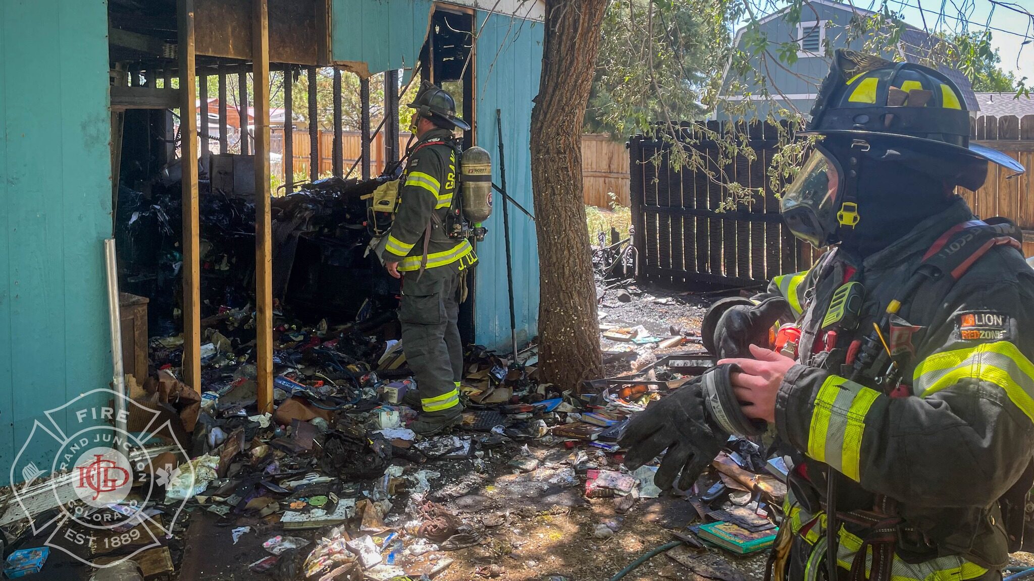 Brush Fire, B 1/2 Rd & Allyce Ave