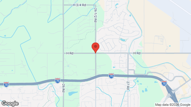Two Vehicle Crash, H Rd & 26 1/2 Rd