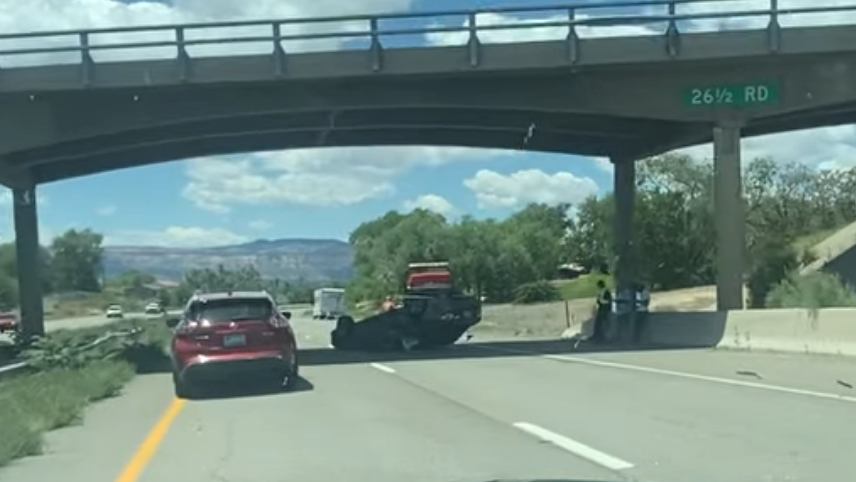 Vehicle Crash, I-70 at 26 Rd