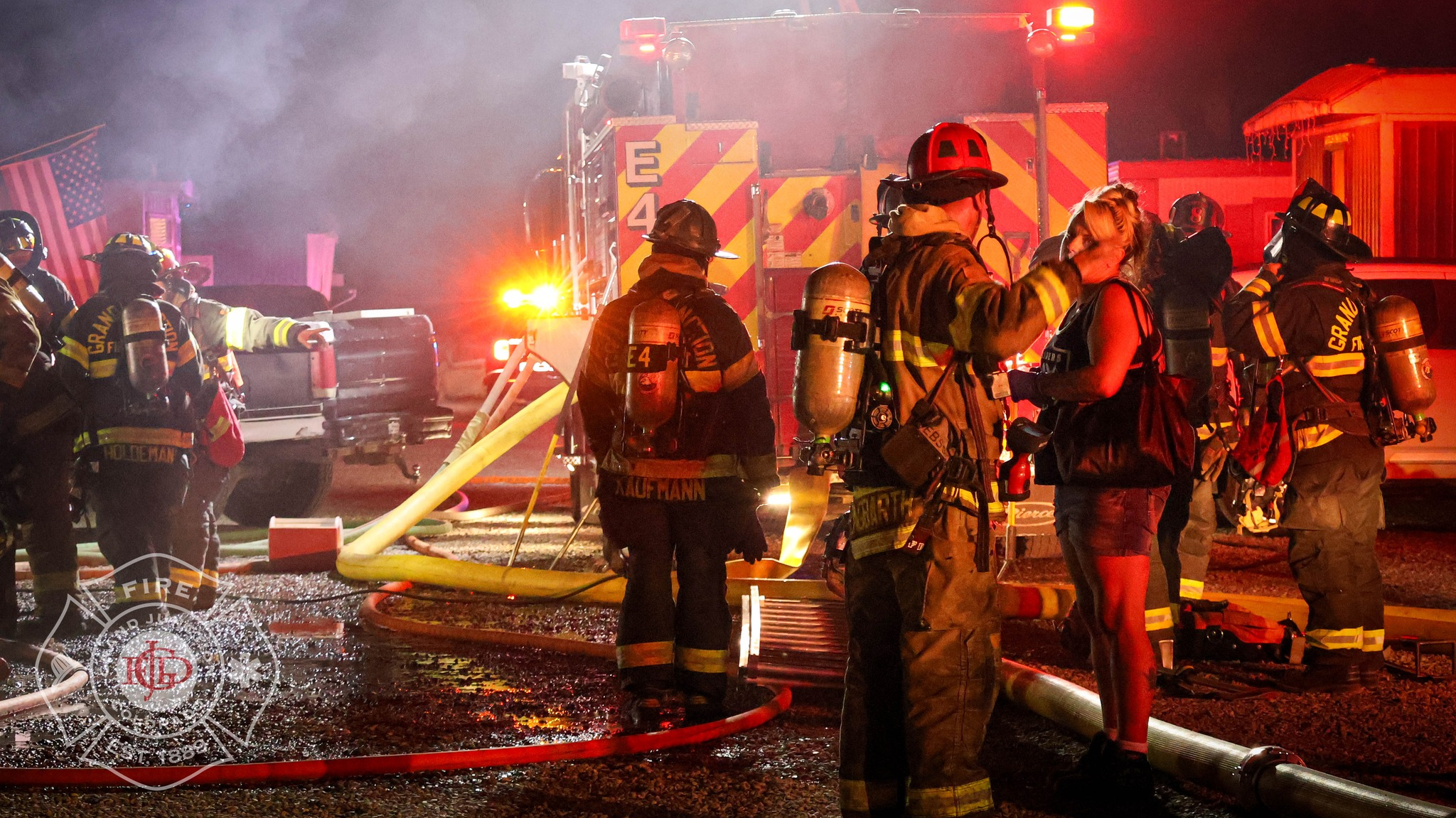 House Fire, Grand Mesa Ave & Hwy 50